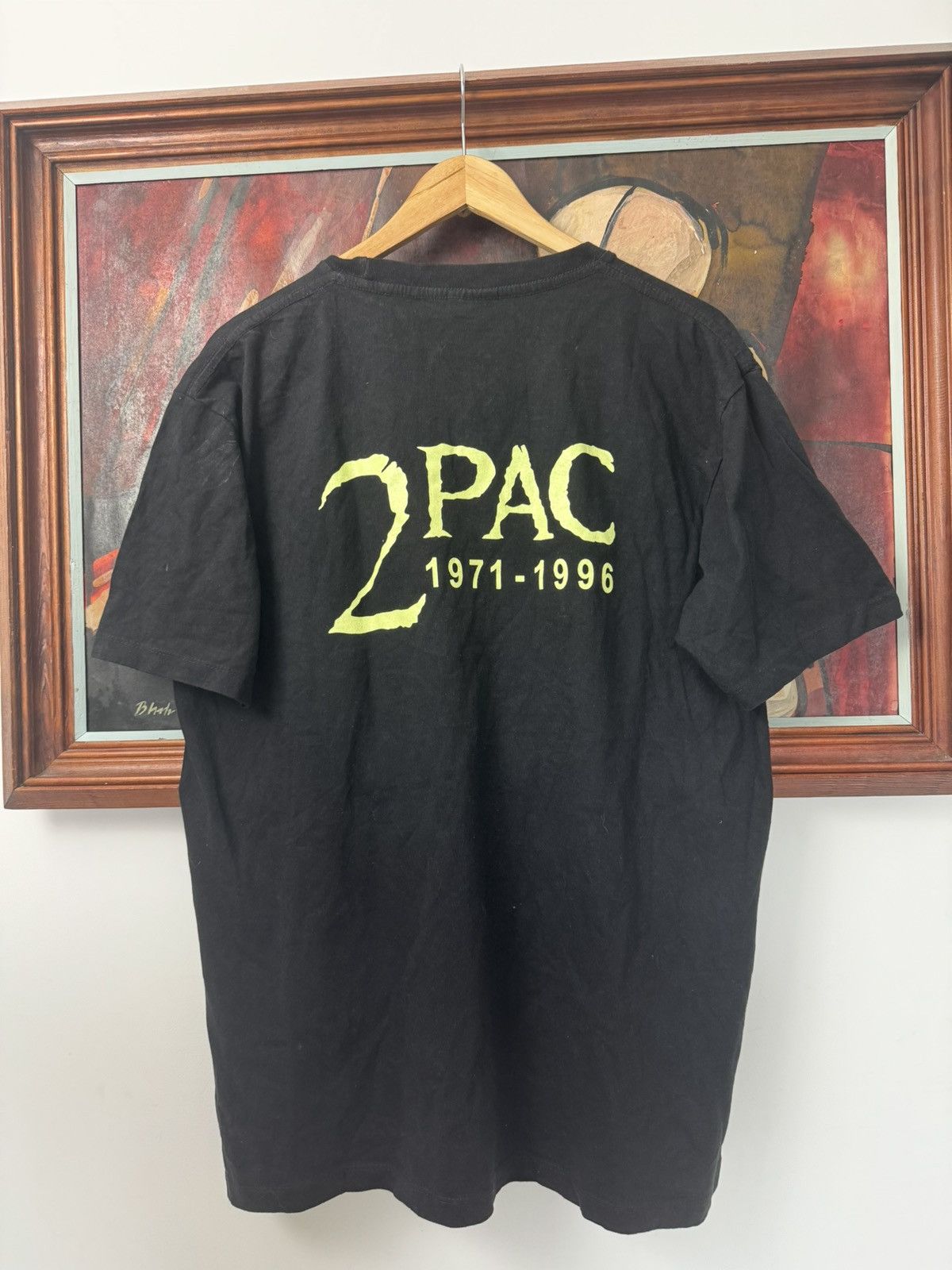Rap Tees Vintage 2Pac Tupac Shakur Tribute Rap Tee Rare Streetwear Size US L / EU 52-54 / 3 - 2 Thumbnail