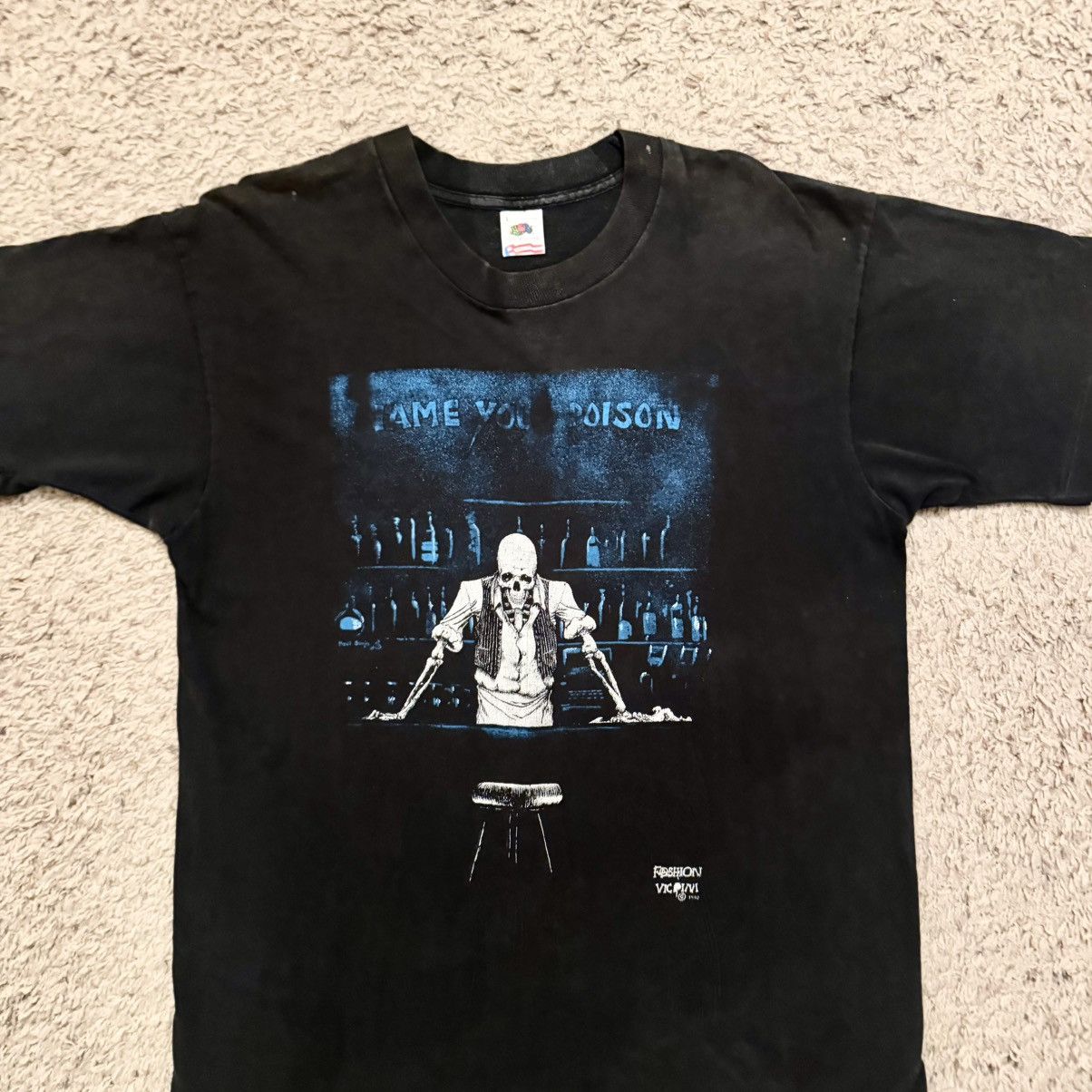 Fashion Victim Vintage Fashion Victim Name Your Poison Tee Large Size US L / EU 52-54 / 3 - 7 Thumbnail