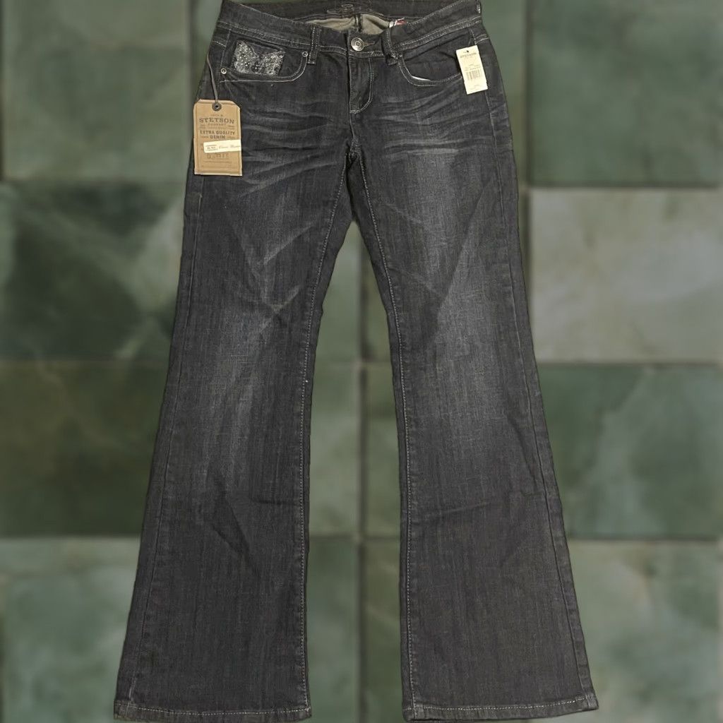 Stetson Stetson Classic Bootcut Jeans Denim Blue Women's Size 8 Reg 31x32 NWT Size 30" / US 8 / IT 44 - 1 Thumbnail