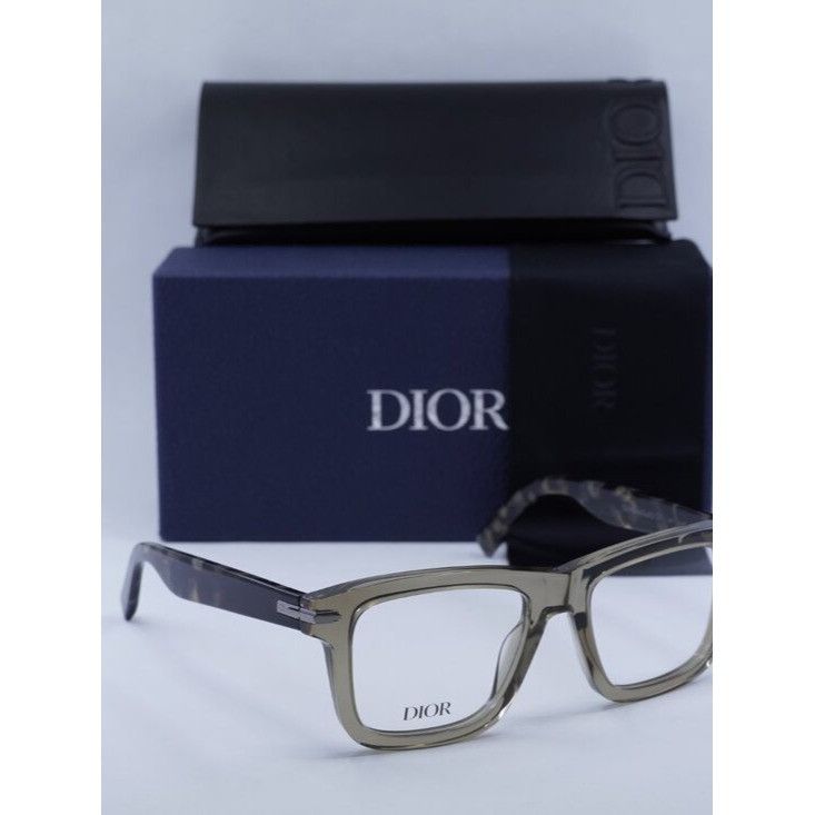 Dior Dior DIORBLACKSUIT O S7I 6400 Eyeglasses Shiny Brown 52mm Size ONE SIZE - 12 Thumbnail