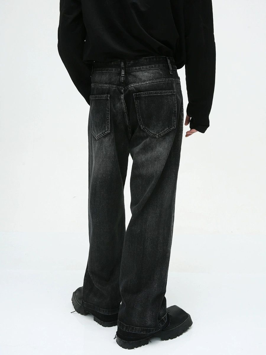 Vintage American high street washed loose straight casual jeans Size US 32 / EU 48 - 4 Thumbnail