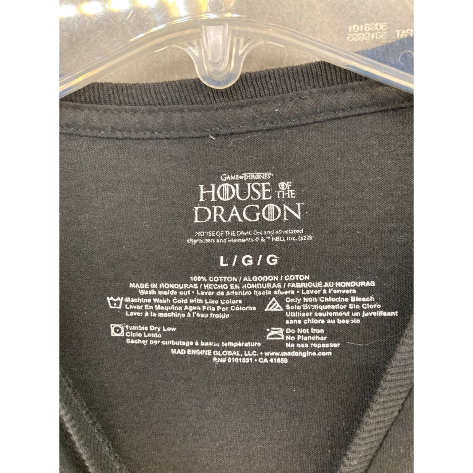 Vintage House Of The Dragon Nike Shirt Mens L Black Dragon Fire Shirt Size US L / EU 52-54 / 3 - 5 Thumbnail