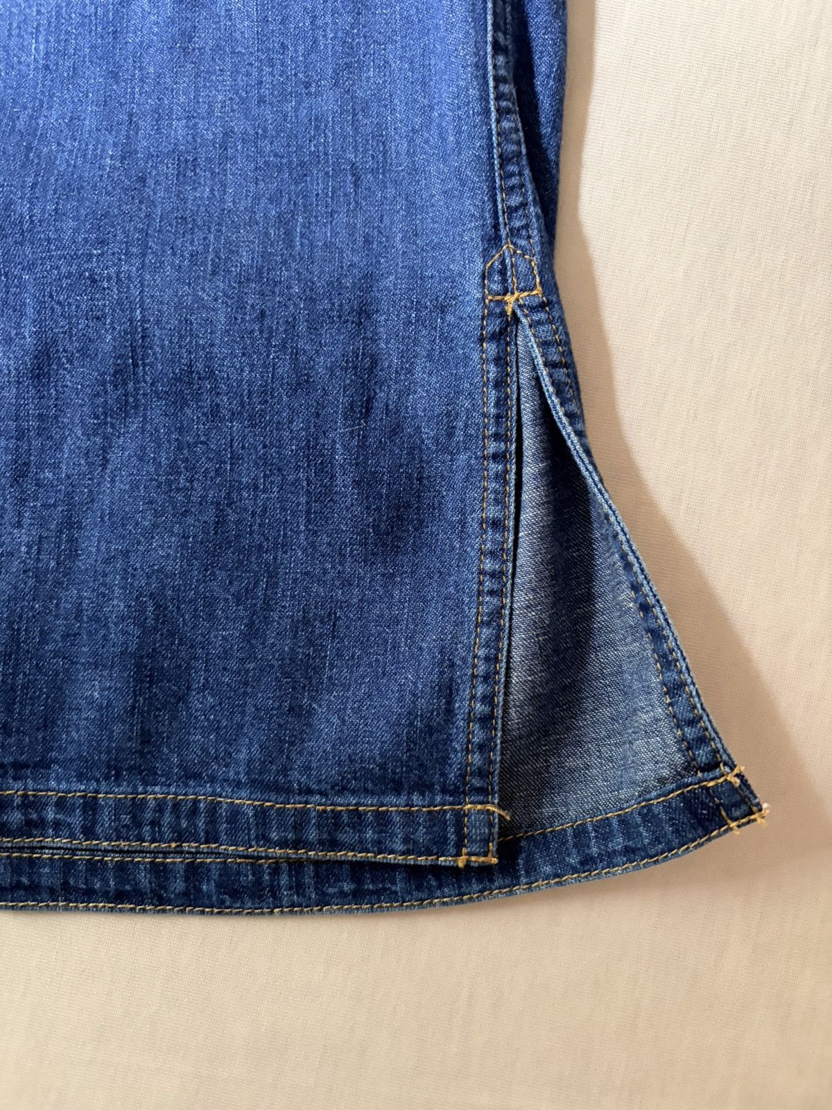 Studio Nicholson Studio Nicholson Denim Shirt Size S / US 4 / IT 40 - 4 Thumbnail