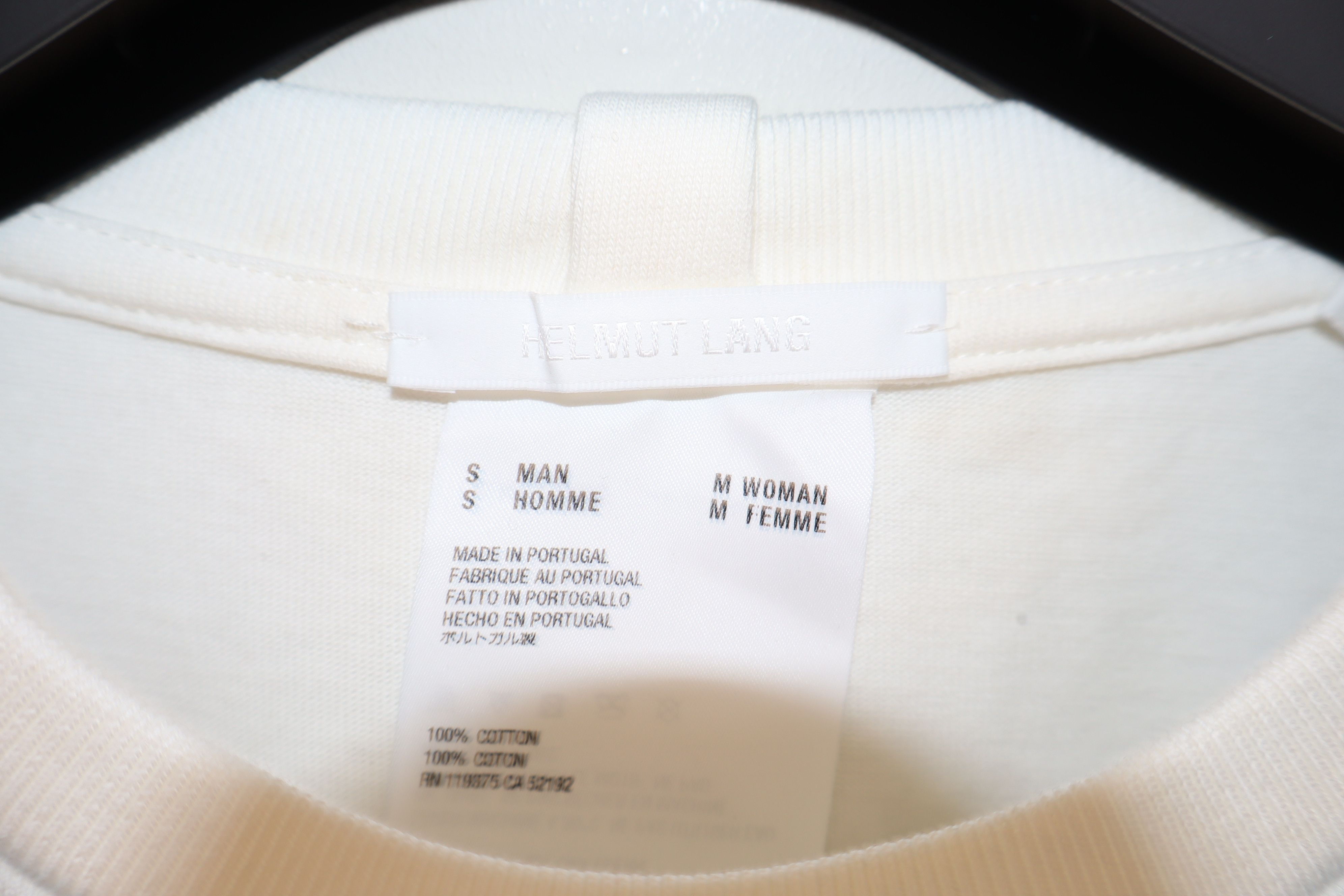 Helmut Lang Spray logo details tshirt Size US S / EU 44-46 / 1 - 5 Thumbnail