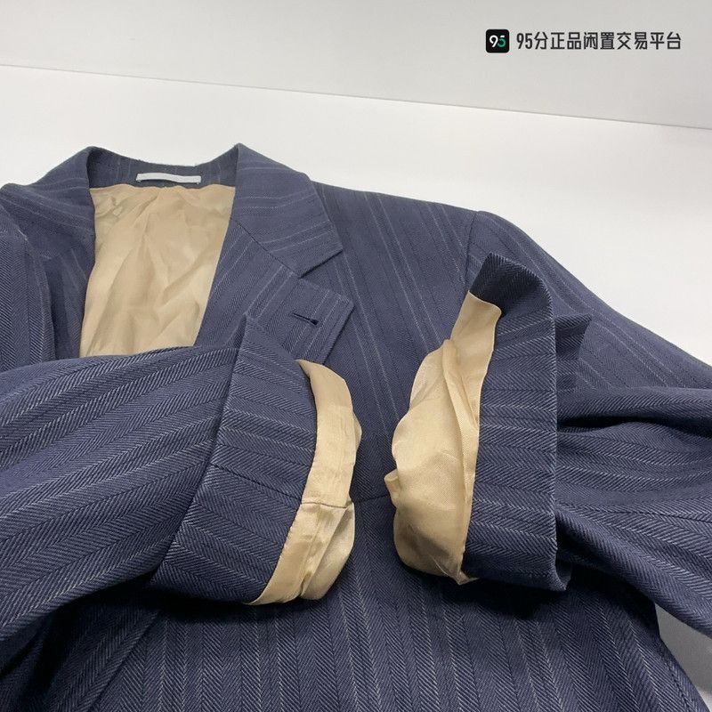 Brunello Cucinelli Brunello Cucinelli Blue Single. Size US M / EU 48-50 / 2 - 1 Thumbnail