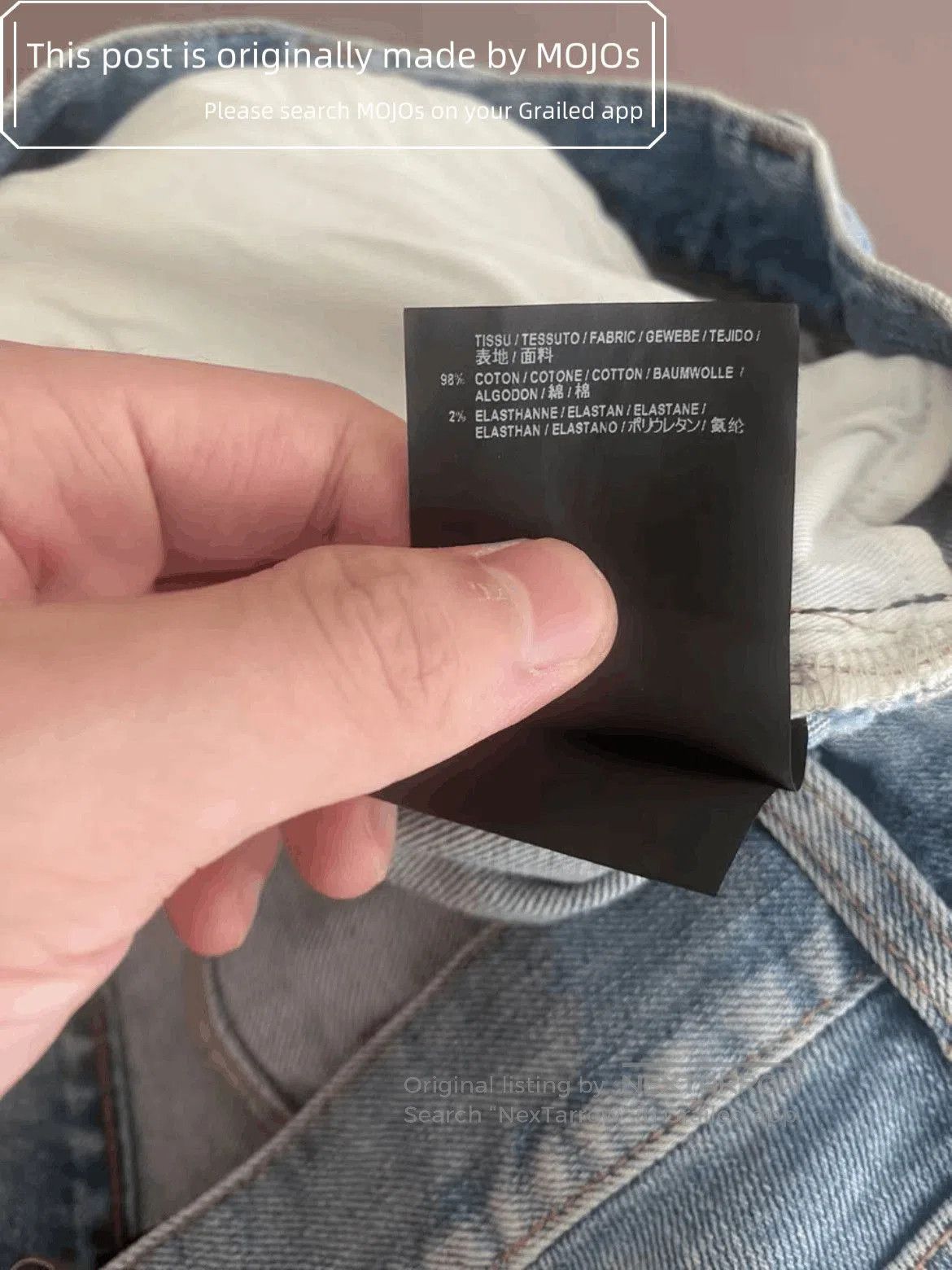 Saint Laurent Paris Sz 28 Saint Laurent Paris 18SS One Side Destory D05 Denim. Size US 28 / EU 44 - 3 Thumbnail
