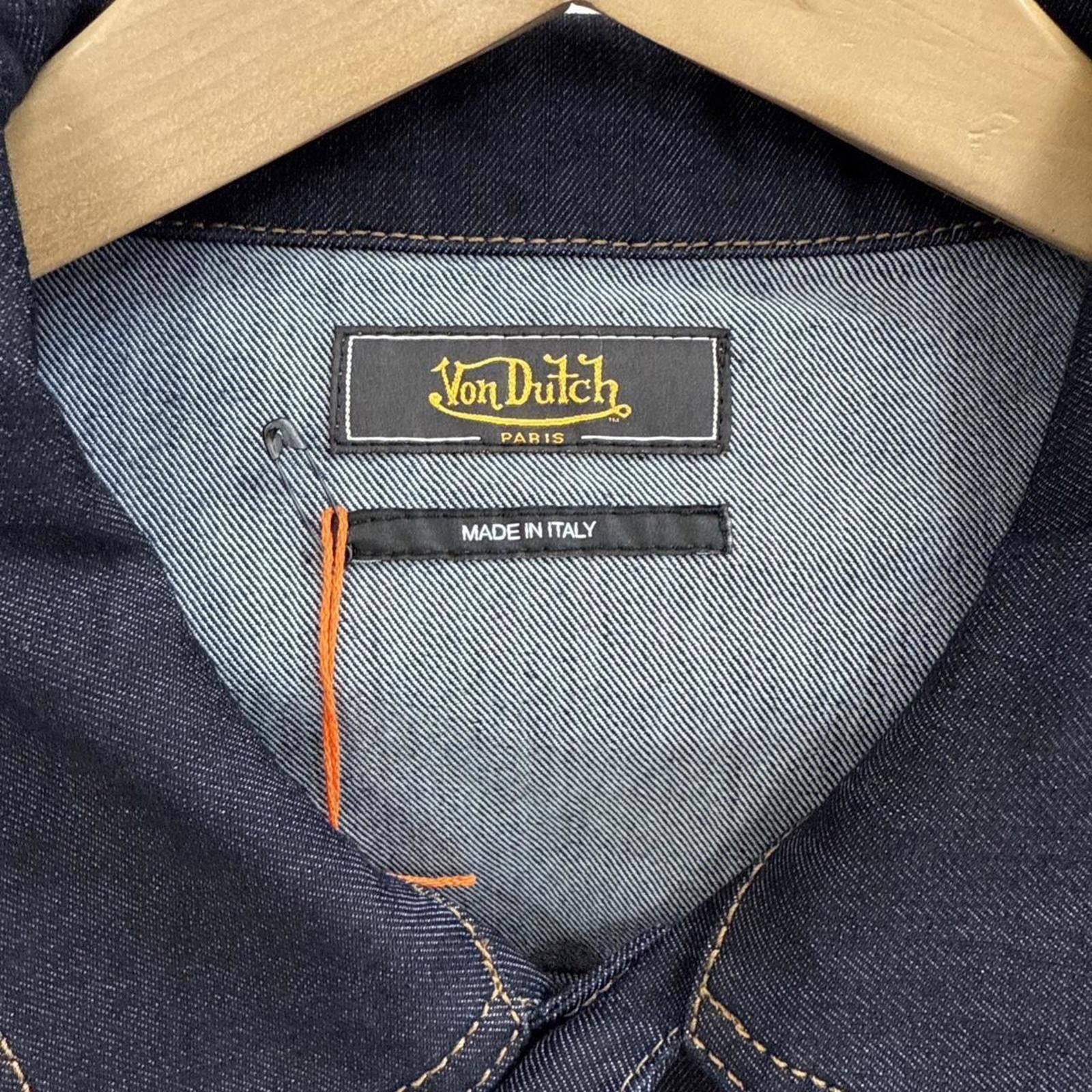 Von Dutch Von Dutch Made in Italy Indigo Denim Jacket (Xxl) Size US XXL / EU 58 / 5 - 3 Thumbnail