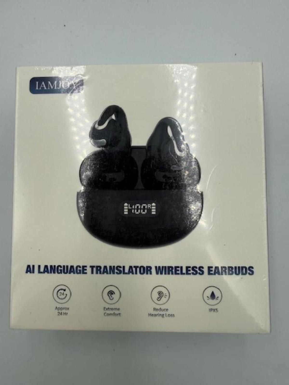 Incarnation AI Language Translator Wireless Earbuds Bluetooth 5.4 IPX5 Size ONE SIZE - 2 Thumbnail