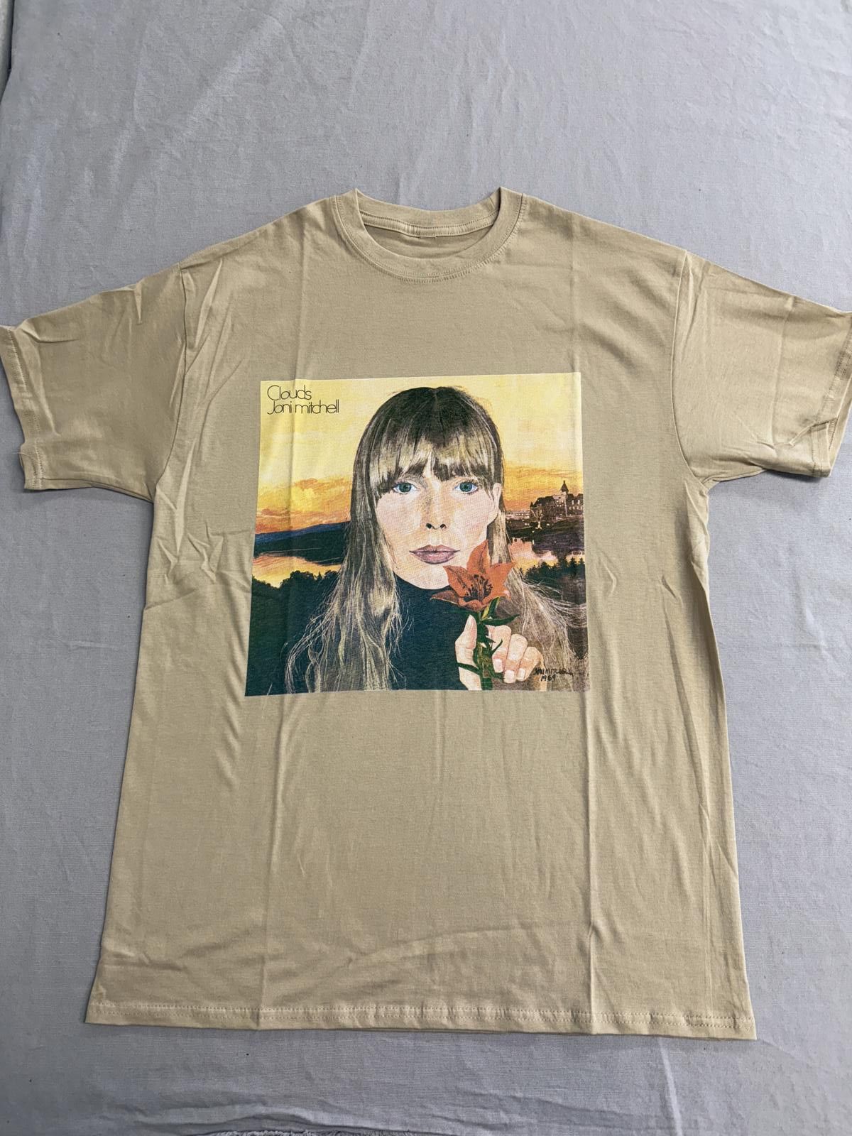 Designer Joni Mitchell T-shirt Clouds Album Cover Tee - M Size US M / EU 48-50 / 2 - 1 Thumbnail