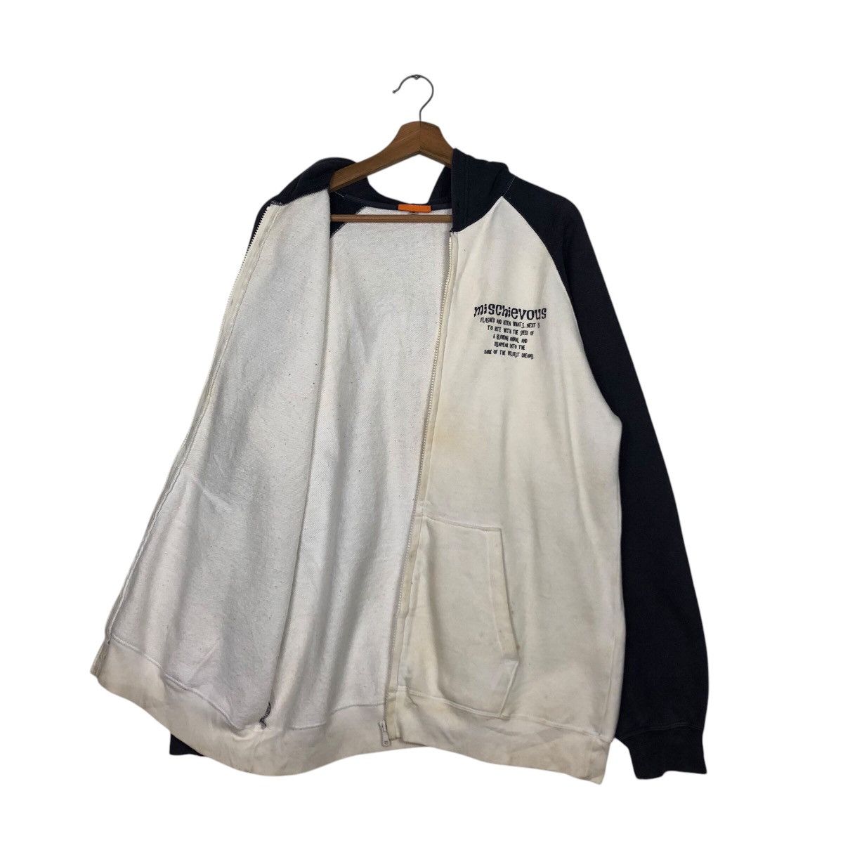 Japanese Brand × Vintage 📌Vintage Zipper Jacket Mischievous Big Logo Punk Style Size US M / EU 48-50 / 2 - 13 Thumbnail
