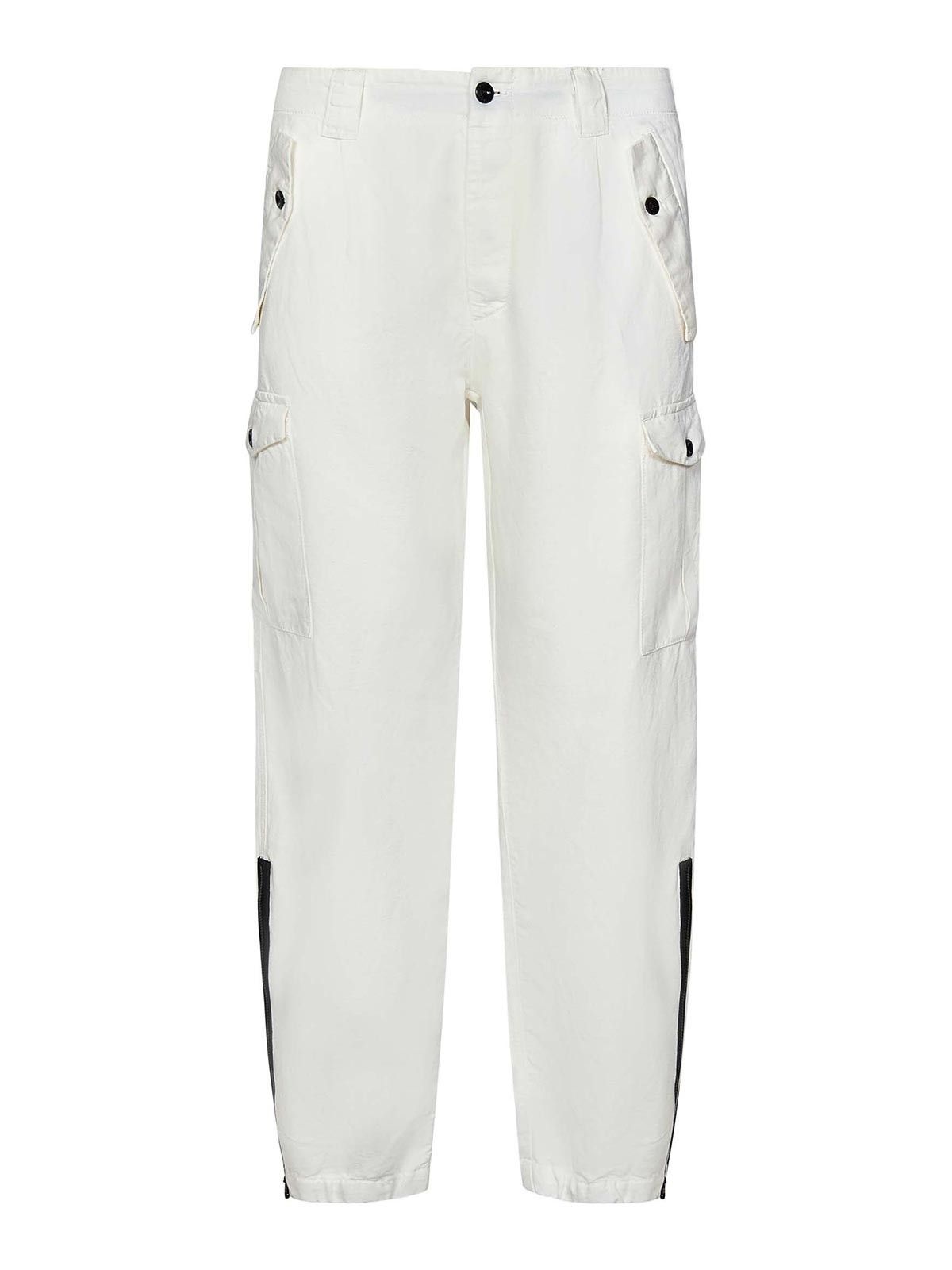 C.P. Company o1y1224 Cargo Pant in White Size US 30 / EU 46 - 1 Thumbnail