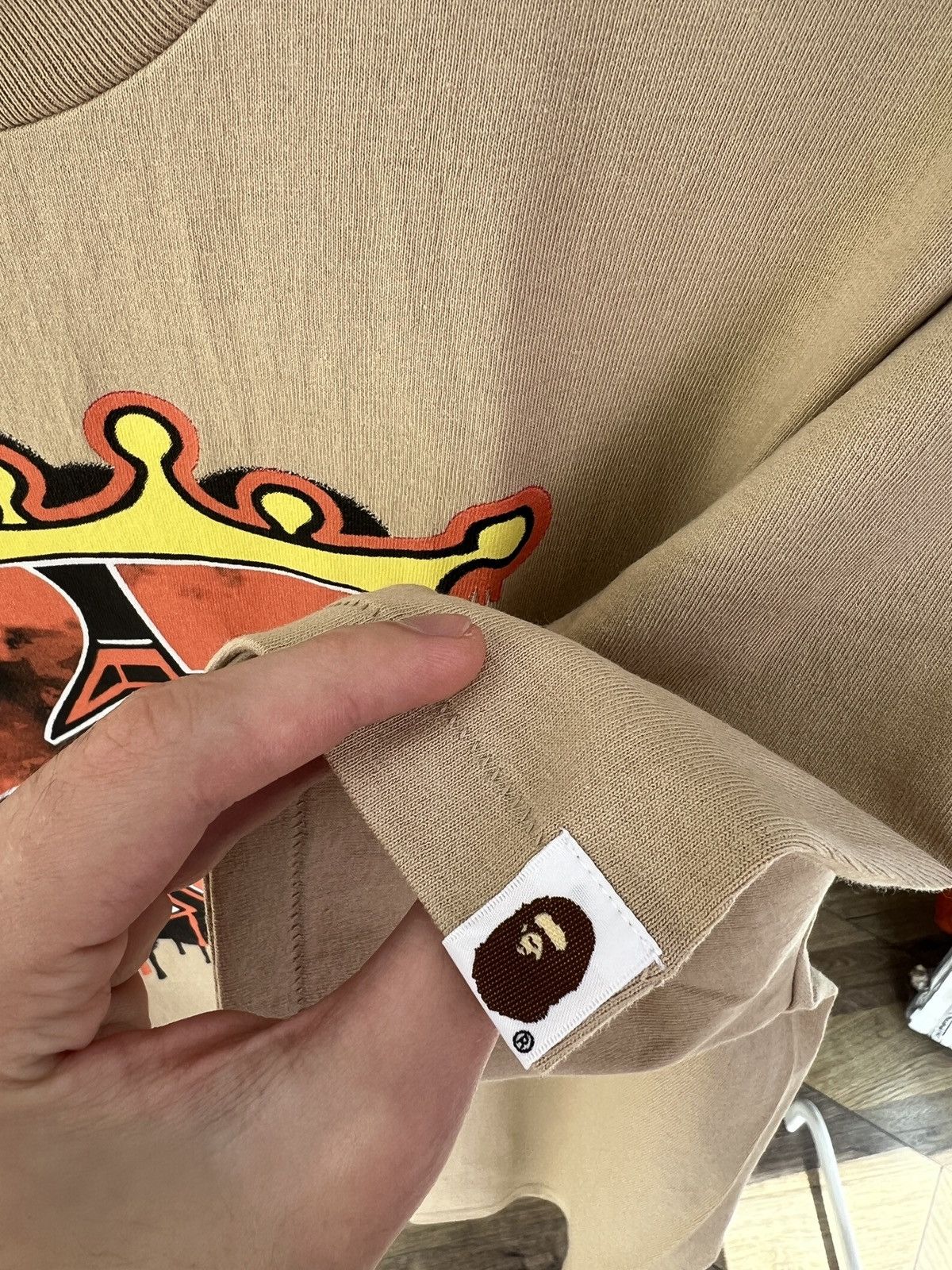 Bape Bape Graffiti WGM TEE Size US L / EU 52-54 / 3 - 8 Thumbnail