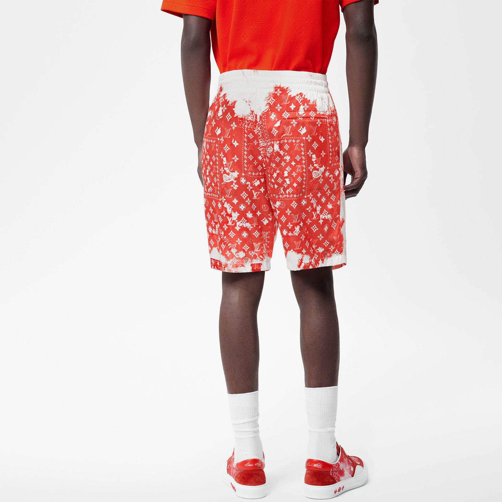 Louis Vuitton Louis Vuitton Bandana Orange LV Monogram Logo Swimming Size US 34 / EU 50 - 5 Thumbnail