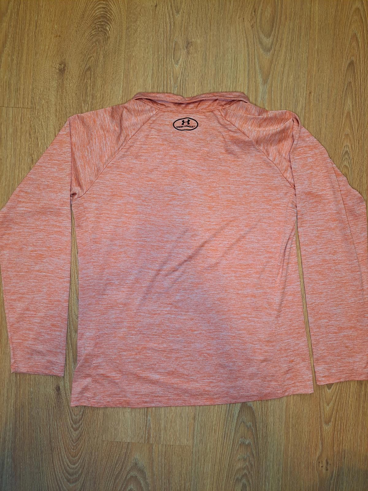 Under Armour Under Armour Quarter Zip Pullover Sweater Mens Large Orange Size US L / EU 52-54 / 3 - 6 Thumbnail