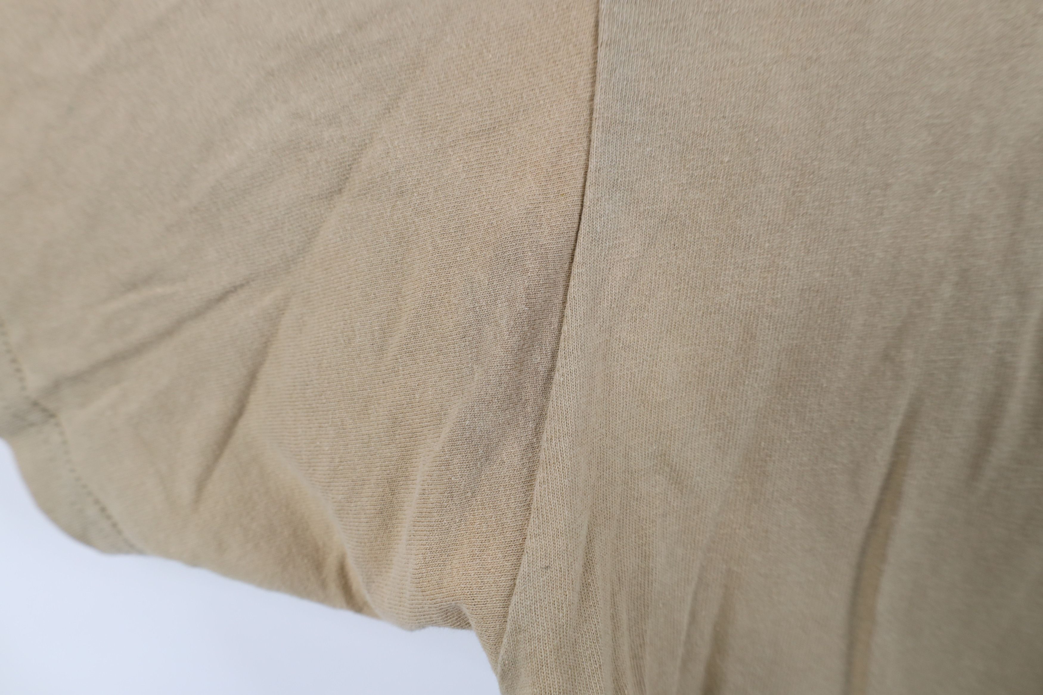 Nike Vintage Y2K Nike Travis Scott Mini Swoosh T-Shirt Sand Brown Size US XXL / EU 58 / 5 - 9 Thumbnail