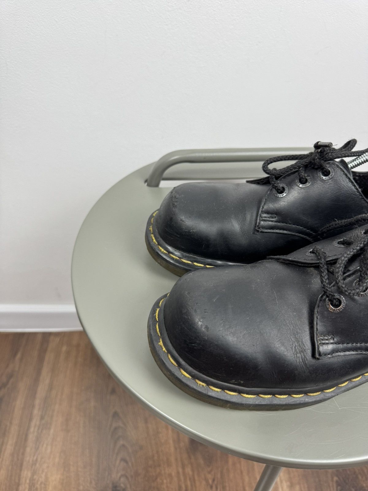 Dr. Martens Vintage Dr Martens 2225 Steel Toe Work Shoes 38 Heavily Worn Size US 7 / IT 37 - 10 Thumbnail