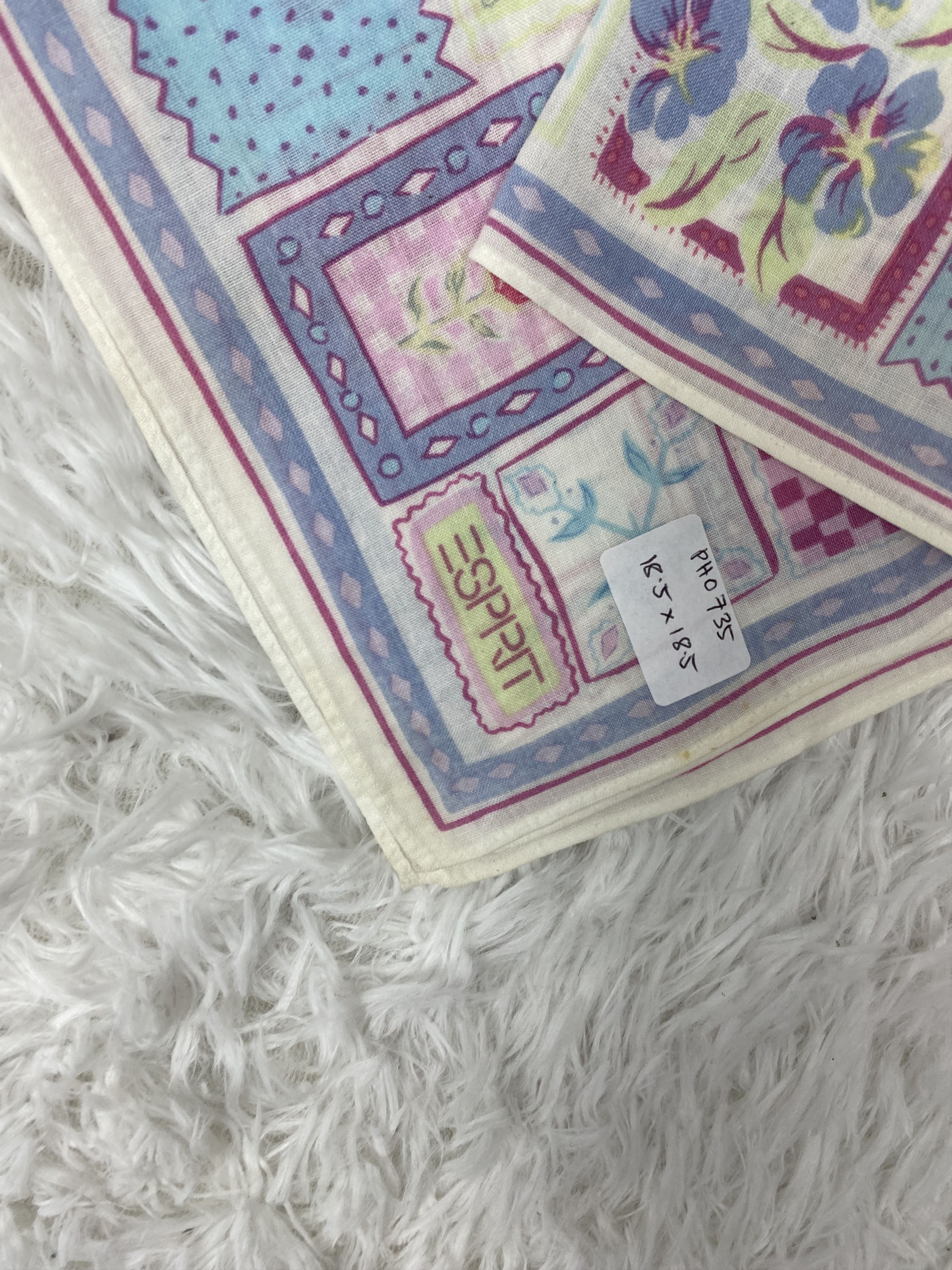 ESPIRIT × Vintage Vintage Espirit Handkerchief Neckerchief PH0735 Size ONE SIZE - 2 Thumbnail
