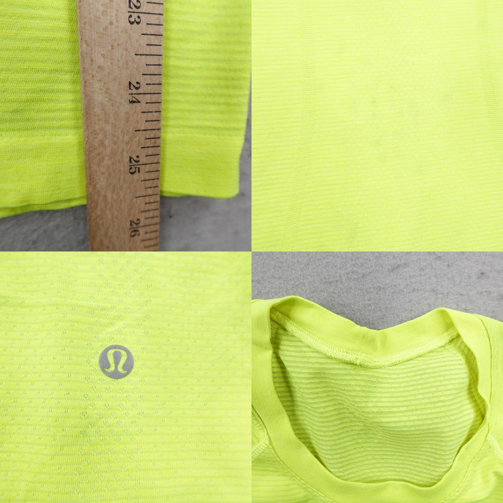 Lululemon Lululemon Shirt Womens 4 Neon Yellow Swiftly Tech Performance Athletic Gym Top Size S / US 4 / IT 40 - 8 Thumbnail