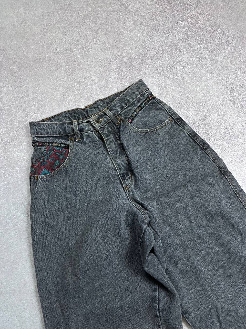 Vintage Vintage Avantgarde Baggy Denim Pants Y2K 29 Size US 29 - 4 Thumbnail