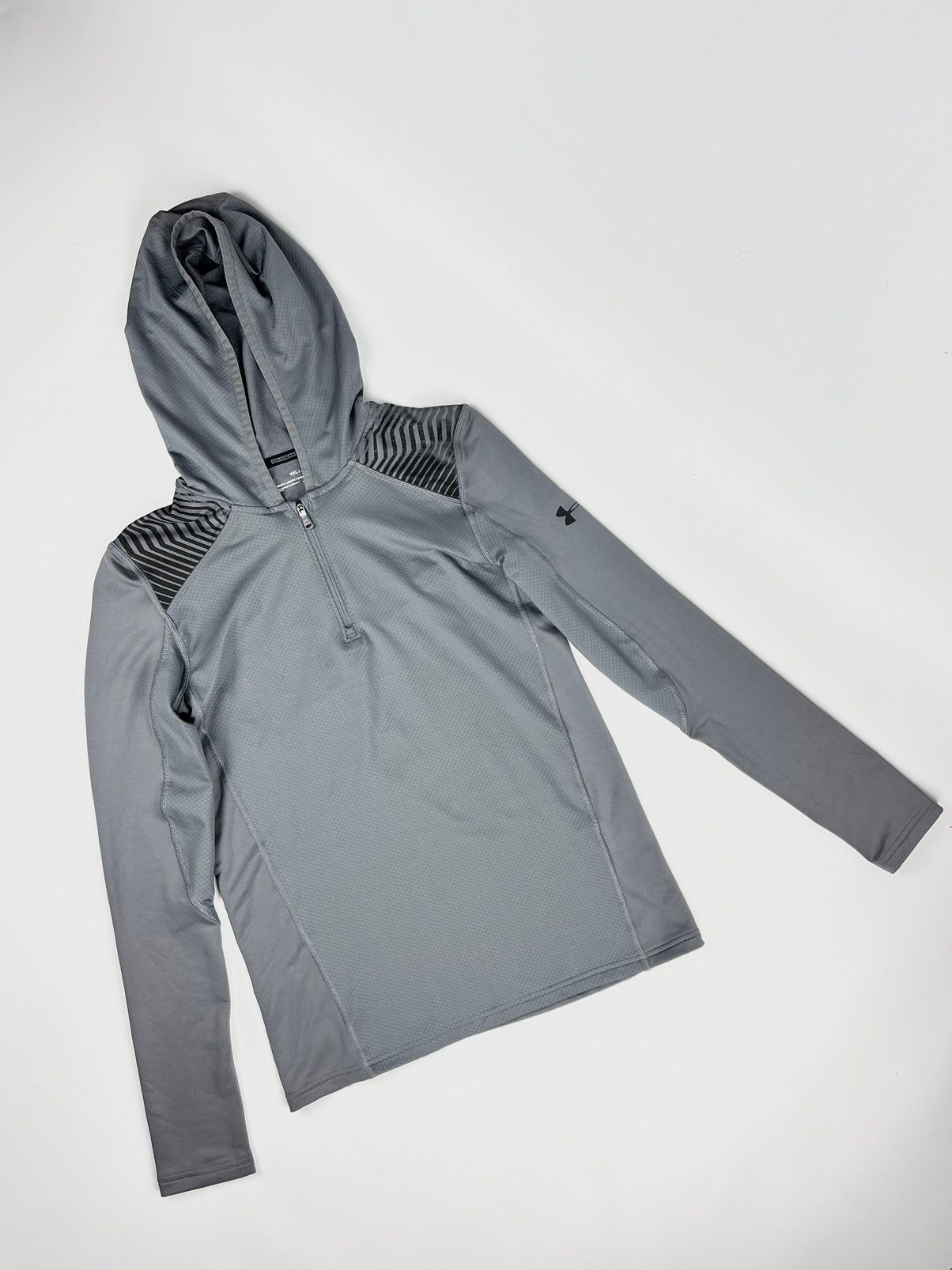 Pre-owned Under Armour Sportswear Longsleeve Running Sport Hoodie In Grey