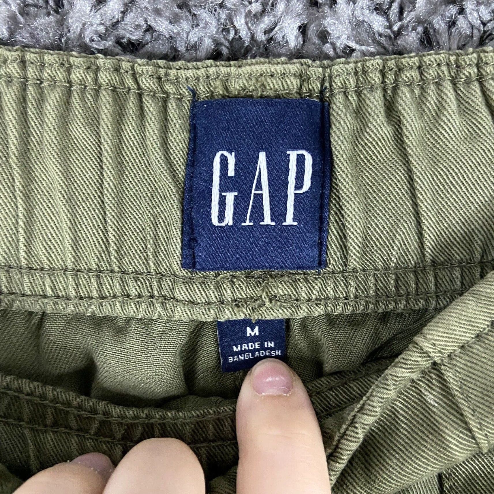 Gap Gap Women Pants M Green Chino Pockets Womens Size 32" / US 10 / IT 46 - 4 Thumbnail