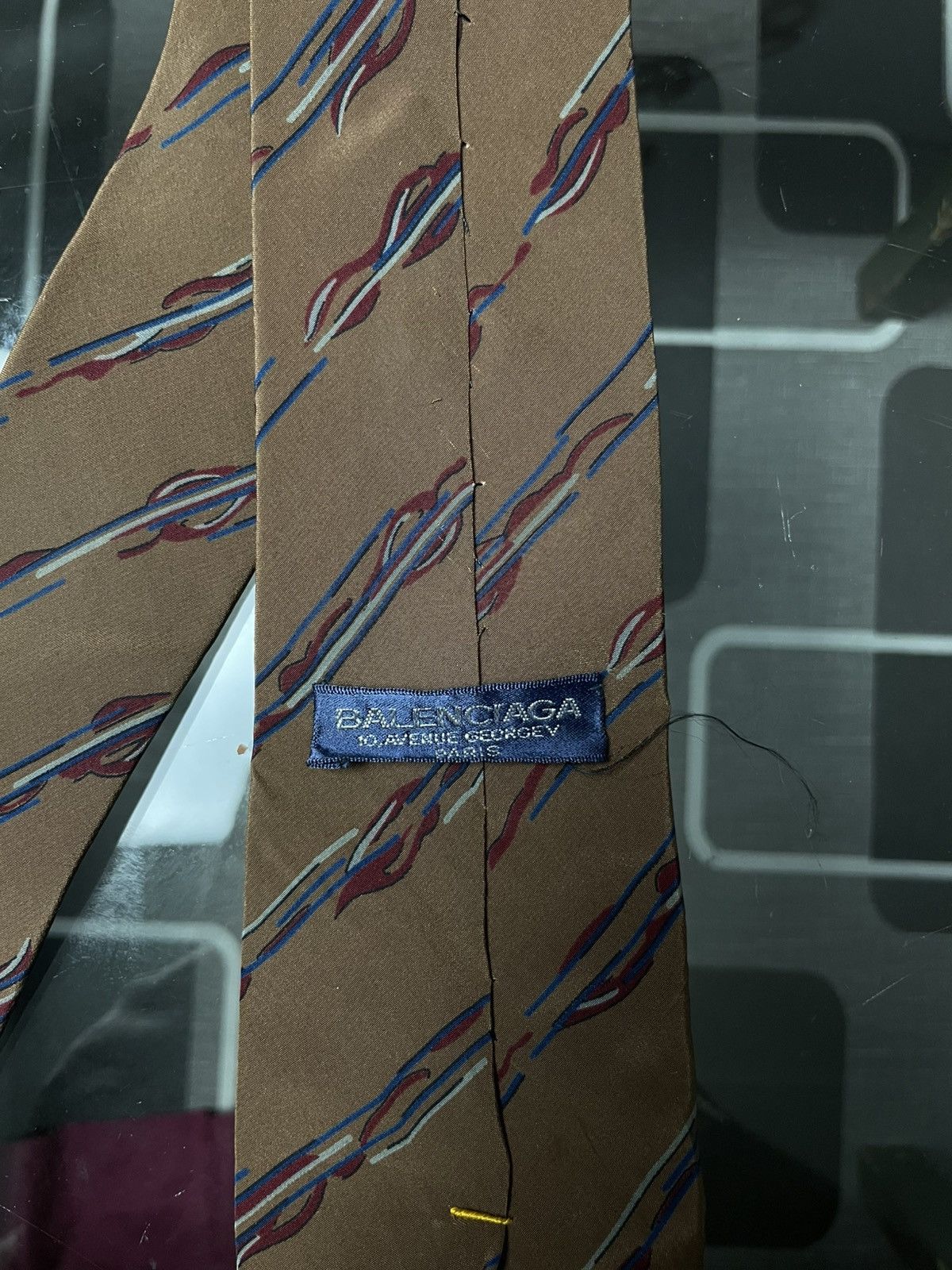 Balenciaga Balenciaga Tie Size ONE SIZE - 2 Thumbnail