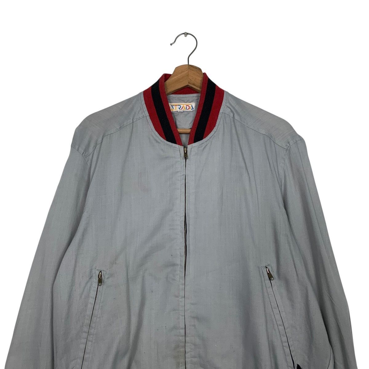 Vintage Vintage 90s STRADA Big Logo Bomber Jacket #2709-C122 Size US M / EU 48-50 / 2 - 4 Thumbnail
