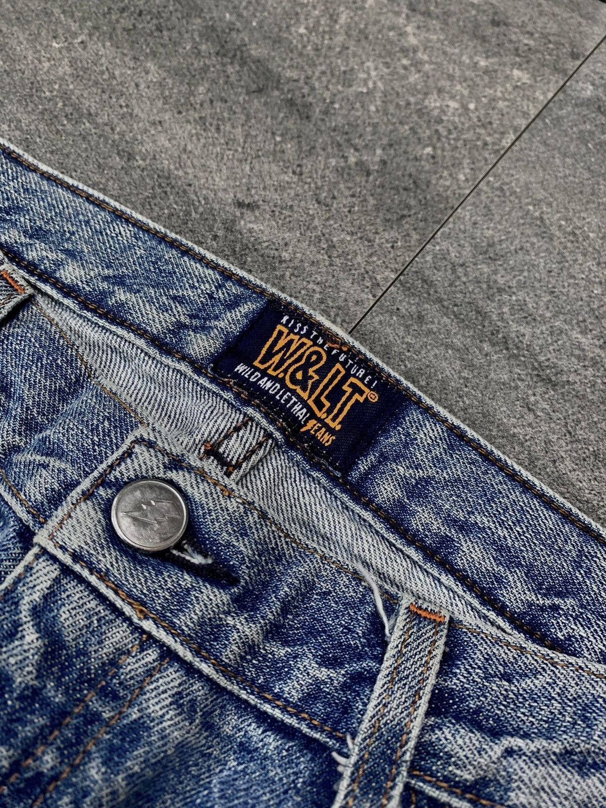 W&LT Distressed Baggy Denim Jeans Size US 33 - 10 Thumbnail