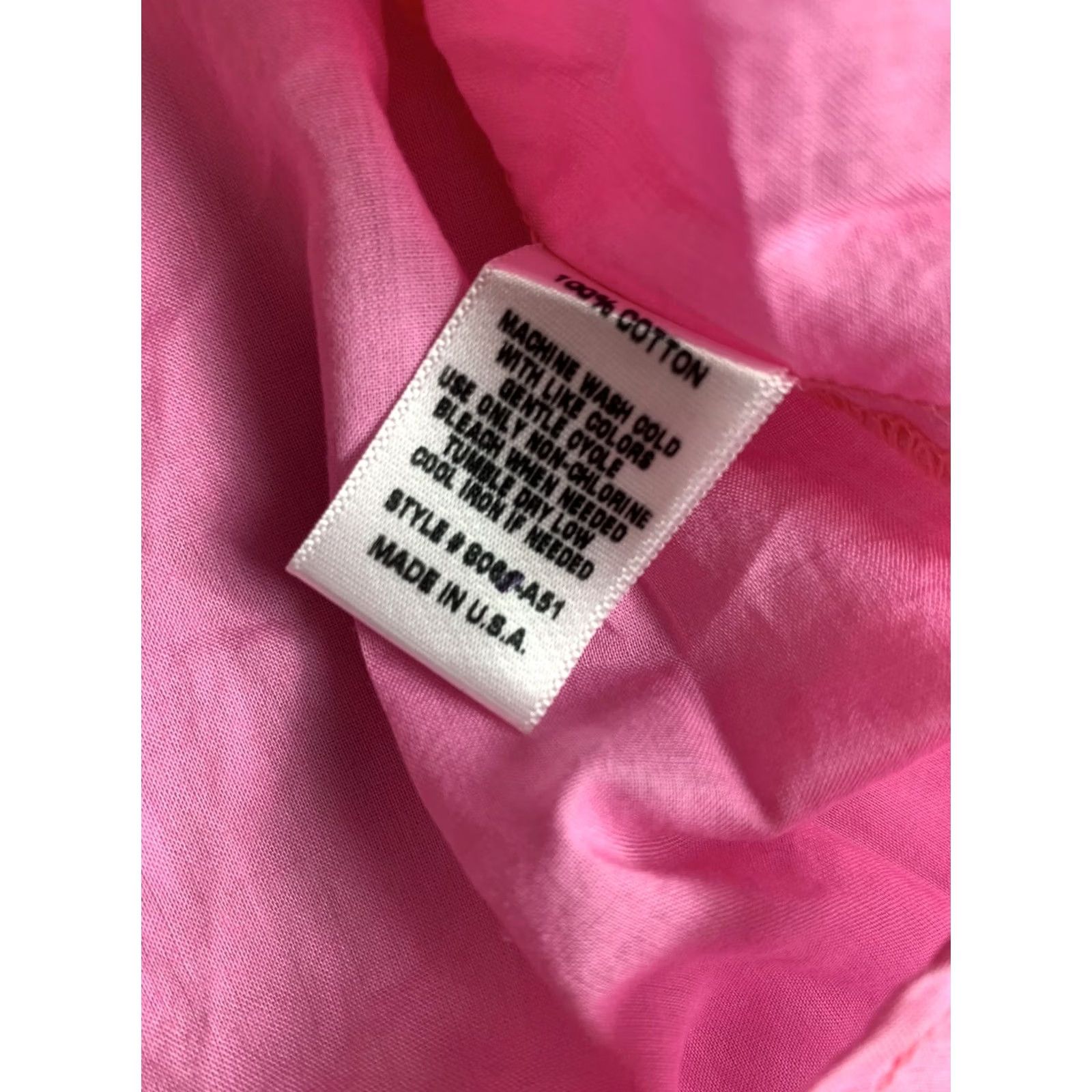 Vintage Cailey 22 Women Shirt Button Up Blouse Collared LongSleeves XL Pink Solid Size XL / US 12-14 / IT 48-50 - 4 Thumbnail