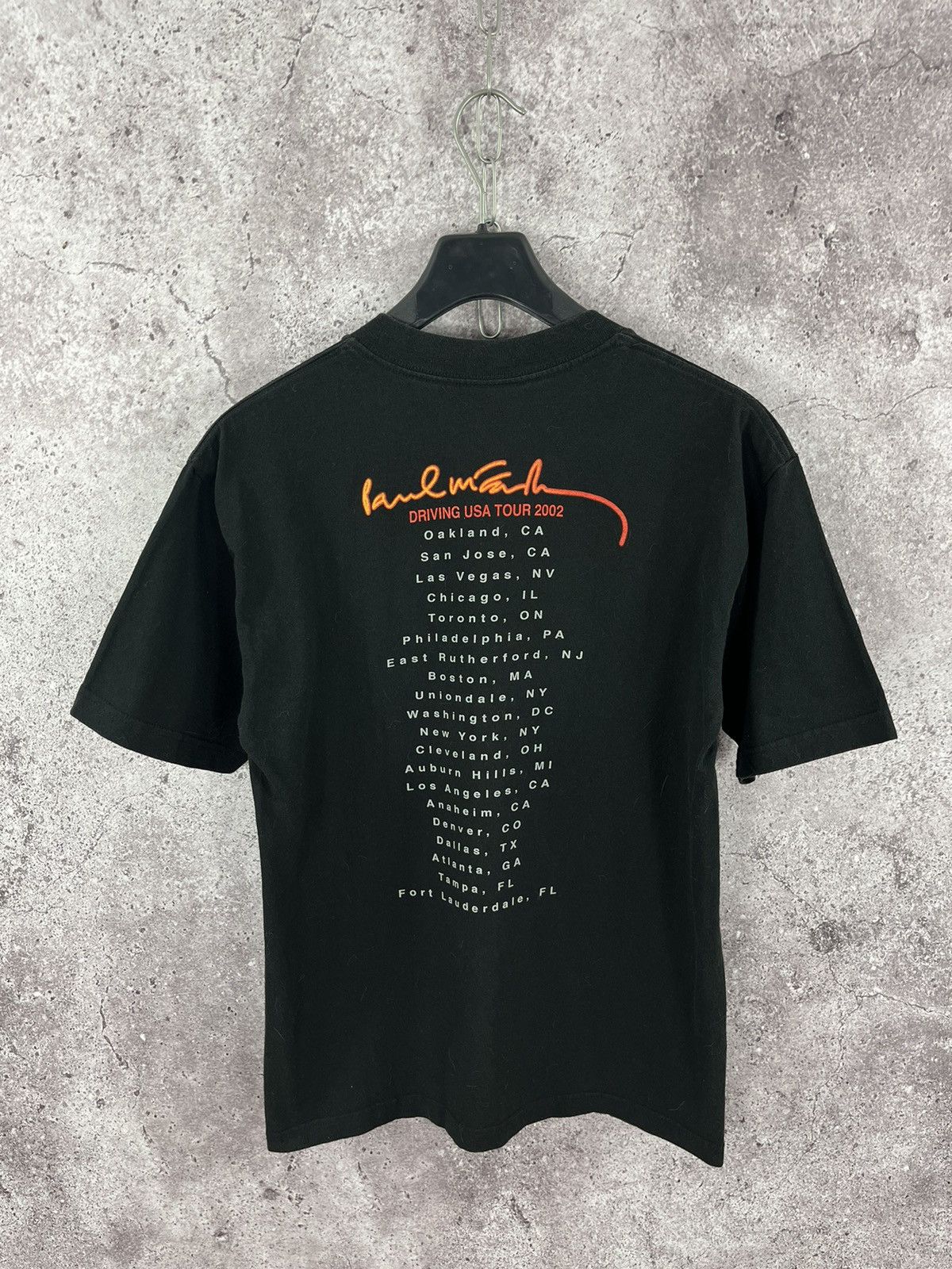 Band Tees × Giant × Vintage Paul McCartney Driving USA Tour 2002 T-Shirt Vintage Size M Size US M / EU 48-50 / 2 - 8 Thumbnail