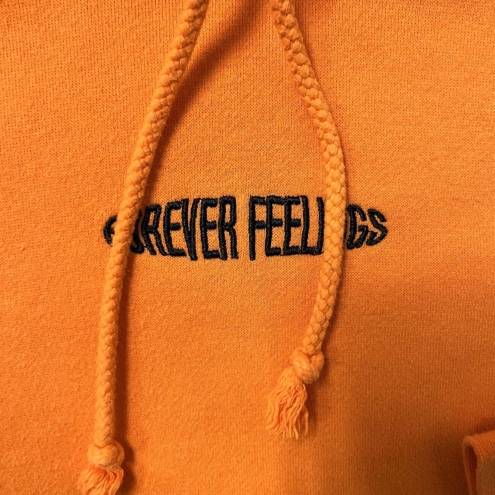Pacsun Pacsun Hoodie Sweatshirt Mens Small Orange Forever Feelings Graphic Pullover Size US S / EU 44-46 / 1 - 2 Thumbnail