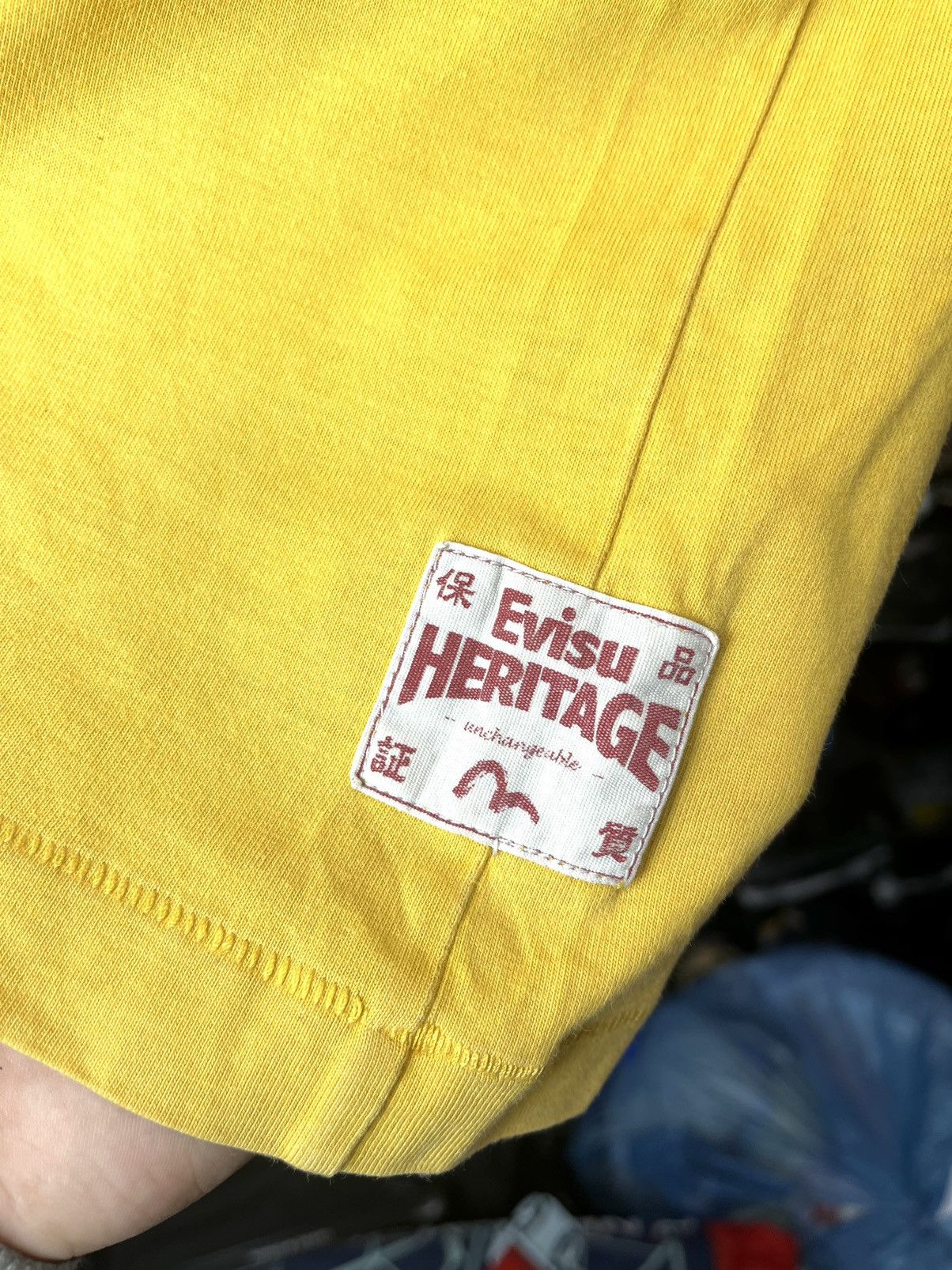 Evisu Rare Vintage Evisu Embroidered Logo Japanese T Shirt Size US XL / EU 56 / 4 - 6 Thumbnail