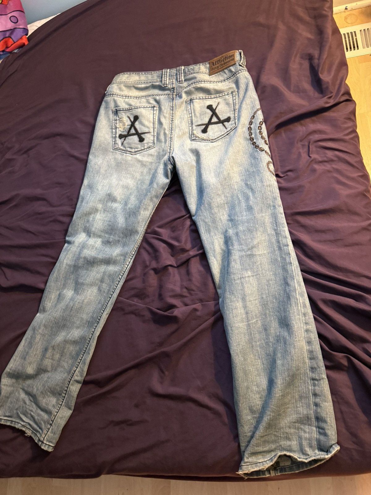 Affliction Affliction Ozzy Osborne jeans collaboration Size US 32 / EU 48 - 3 Thumbnail