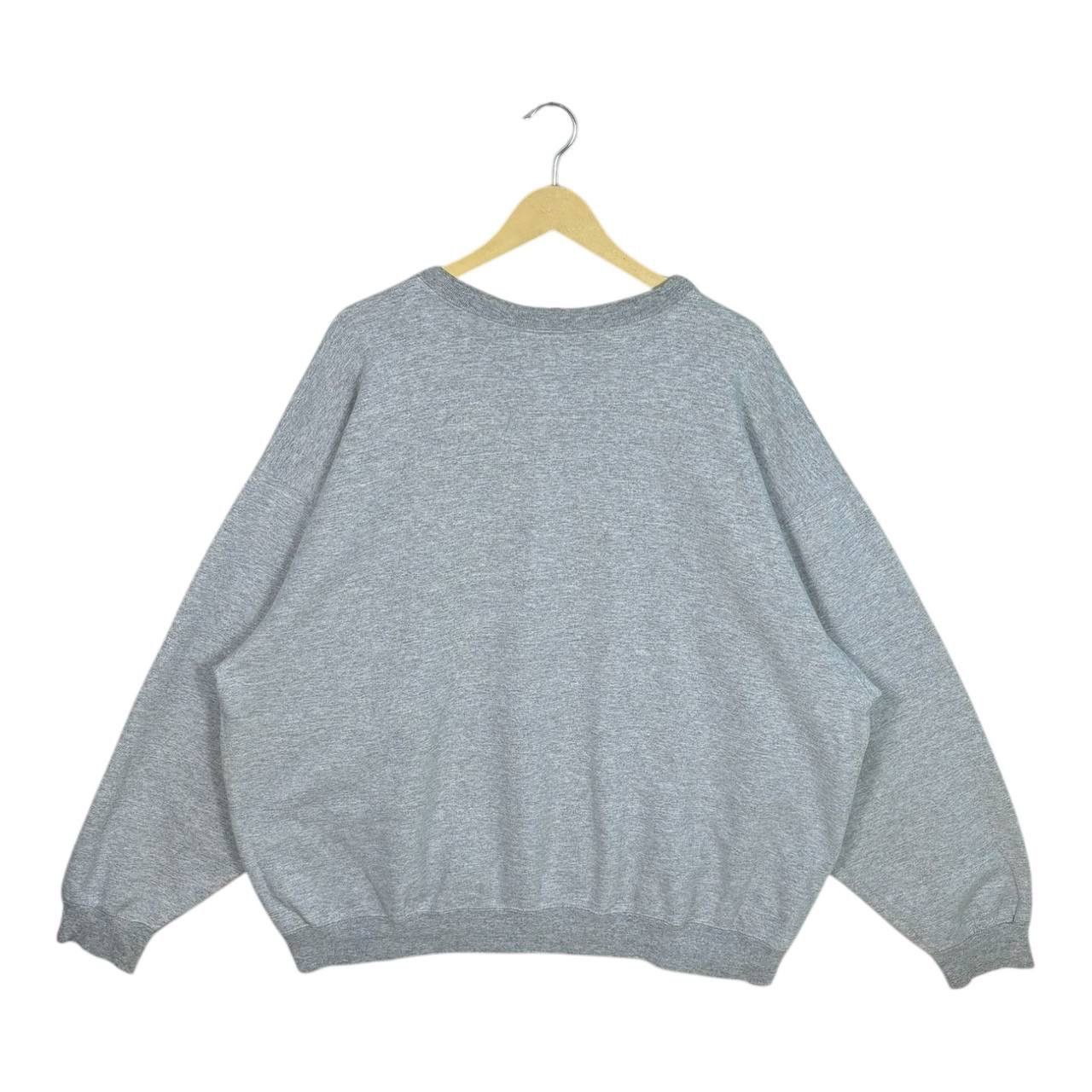 Nike Vintage 90s Nike Grey Sweatshirt Baggy Made in USA L Size US L / EU 52-54 / 3 - 2 Thumbnail