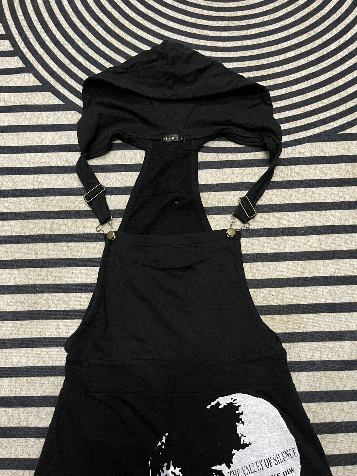 If Six Was Nine 2000s L.G.B STYLE M.K.R SKULL HOODIE MINI DRESS RARE DESIGN Size M / US 6-8 / IT 42-44 - 5 Thumbnail