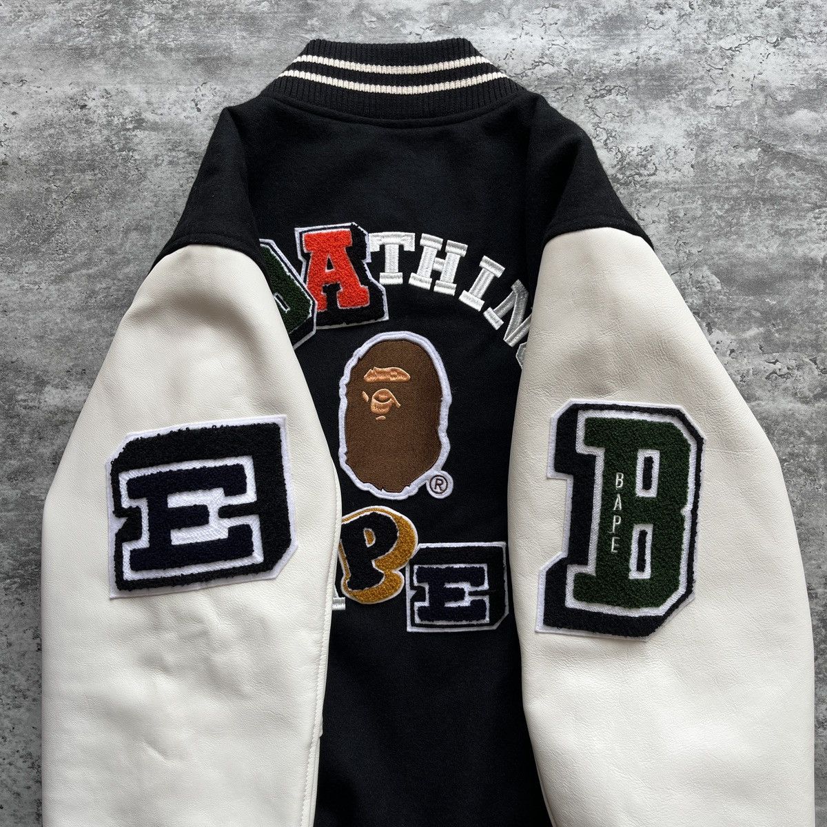 Bape Bape Crazy Patch Varsity Jacket F/W 2021 Size US M / EU 48-50 / 2 - 22 Thumbnail