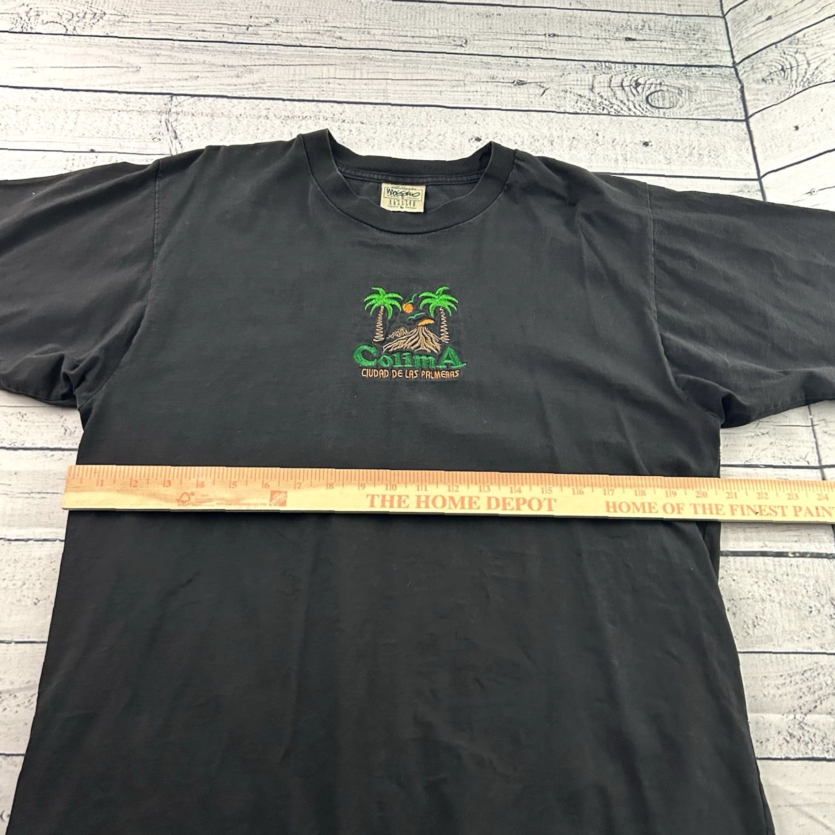 Mossimo VINTAGE Mossimo Colima Embroidered Short Sleeve T Shirt Mens L Black 90s Size US L / EU 52-54 / 3 - 4 Thumbnail