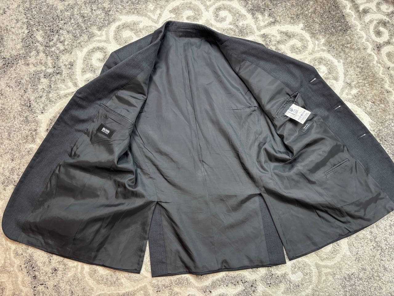 Hugo Boss Hugo Boss Super 100 Wool Blazer Grey Jacket Size 42S - 12 Thumbnail