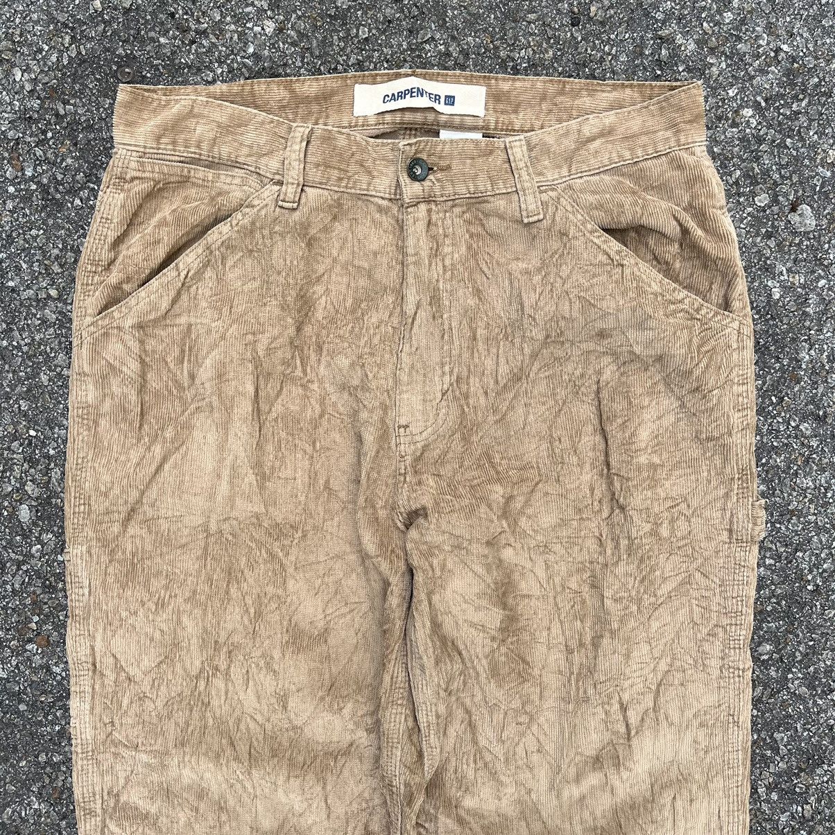 Gap × JNCO Baggy Carpenter Corduroy Pants GAP Carhartt Style Size US 34 / EU 50 - 4 Thumbnail