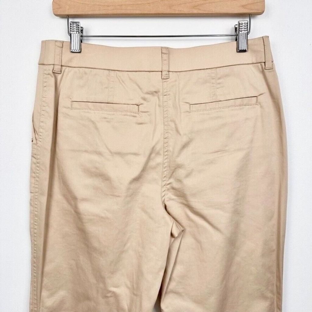 Other Chicos Slim Ankle Utility Pants S Comfort Waist Luxe Beige Size 28" / US 6 / IT 42 - 7 Thumbnail