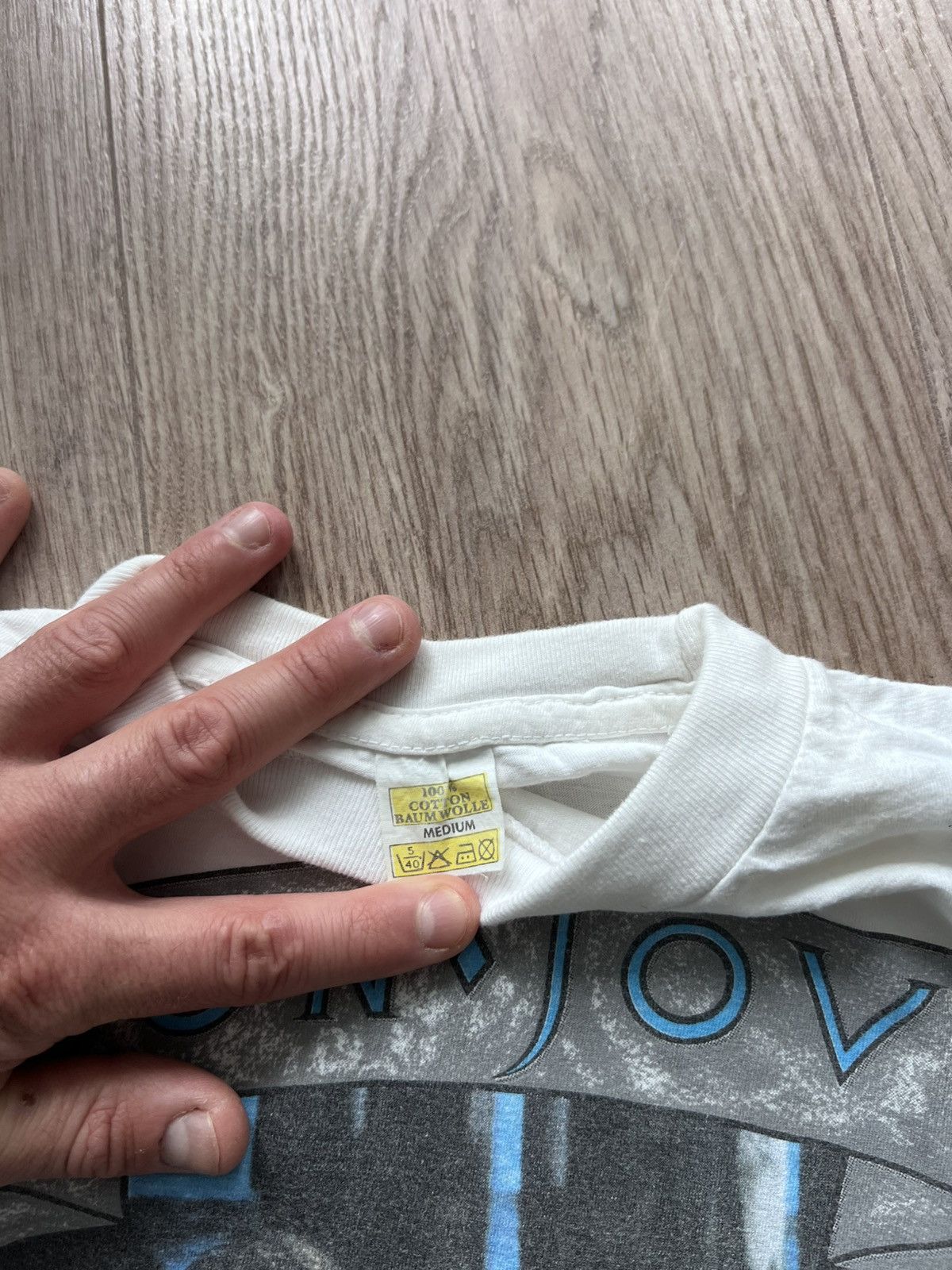 Vintage Vintage mega rare tee Bon Jovi 80’s Size US M / EU 48-50 / 2 - 4 Thumbnail