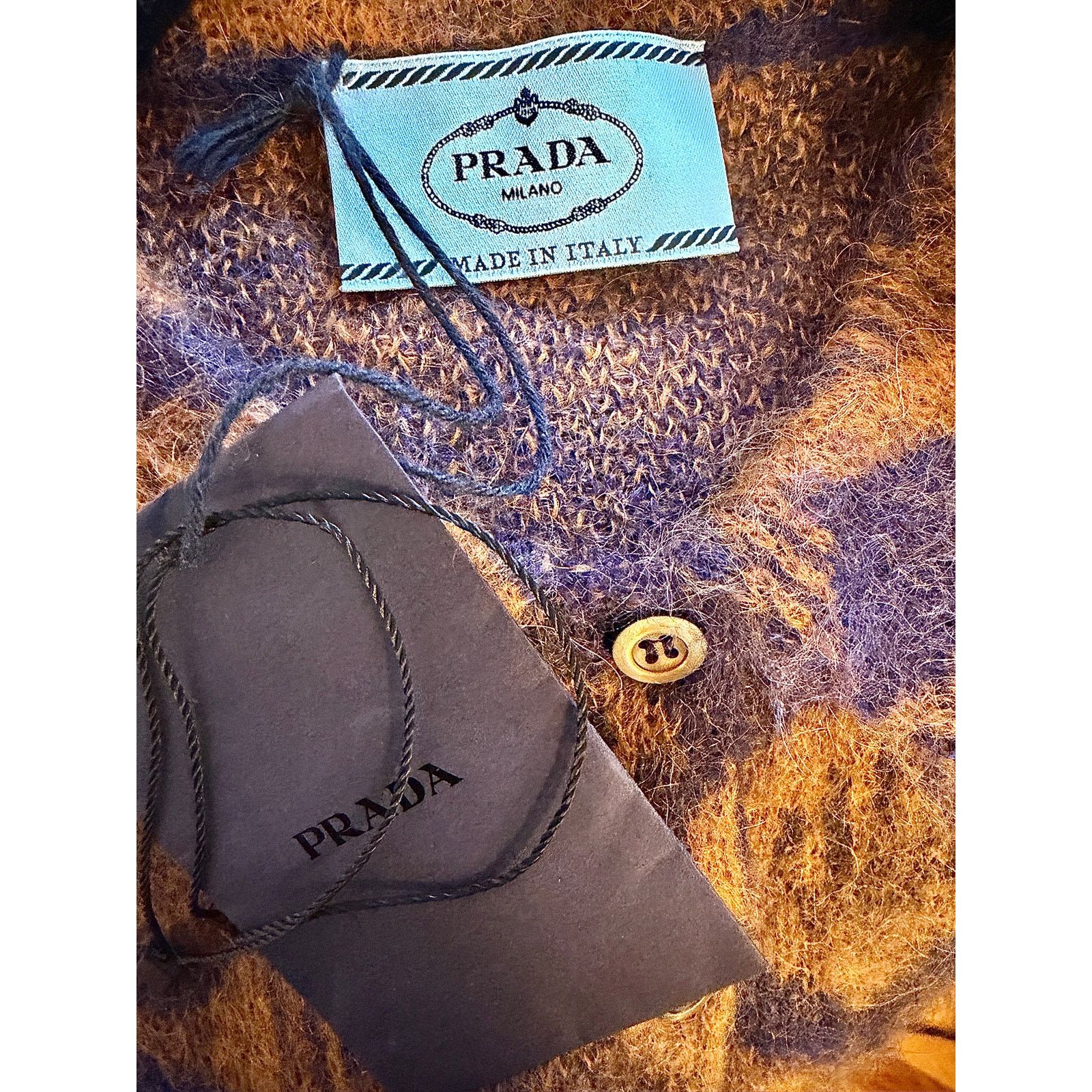 Prada Prada NWT Women's Mohair Polo Multicolor Sweater Size L / US 10 / IT 46 - 3 Thumbnail