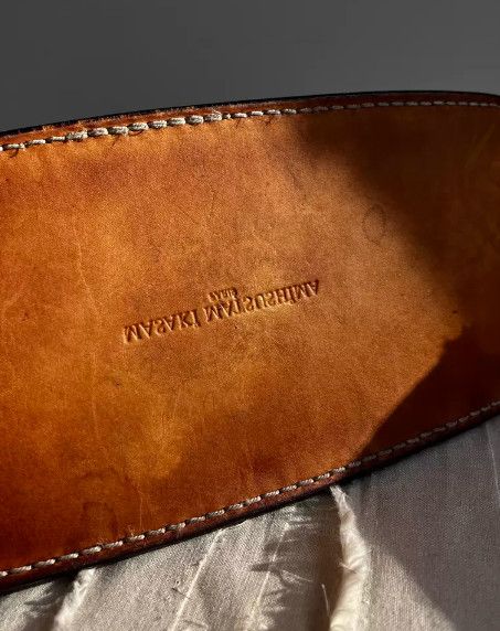 Masaki Matsushima Masaki Matsushima Curved-Base Leather Handbag Size ONE SIZE - 9 Thumbnail