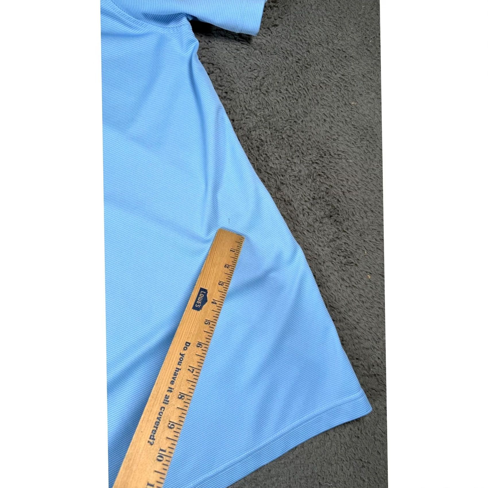 Van Heusen Van Heusen Polo Shirt 3XLT Big & Tall Striped Short Sleeve Blue Mens Shirt Size US XXL / EU 58 / 5 - 6 Thumbnail