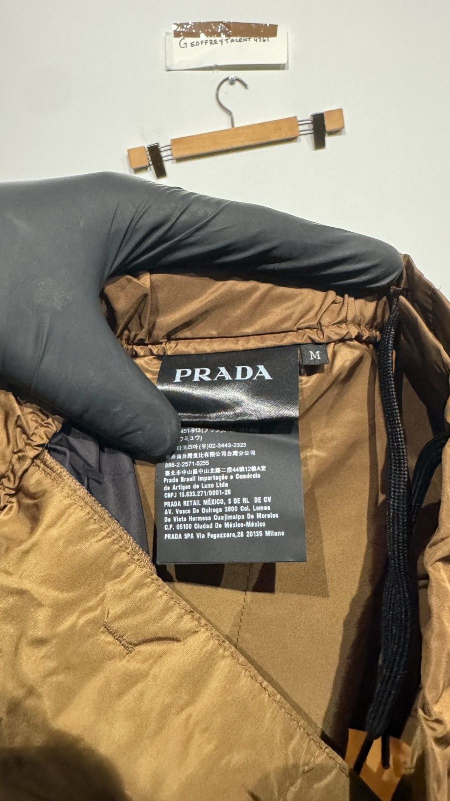 Prada Prada Tan Stripe Nylon Track Pants - Size Medium Size US 32 / EU 48 - 4 Thumbnail