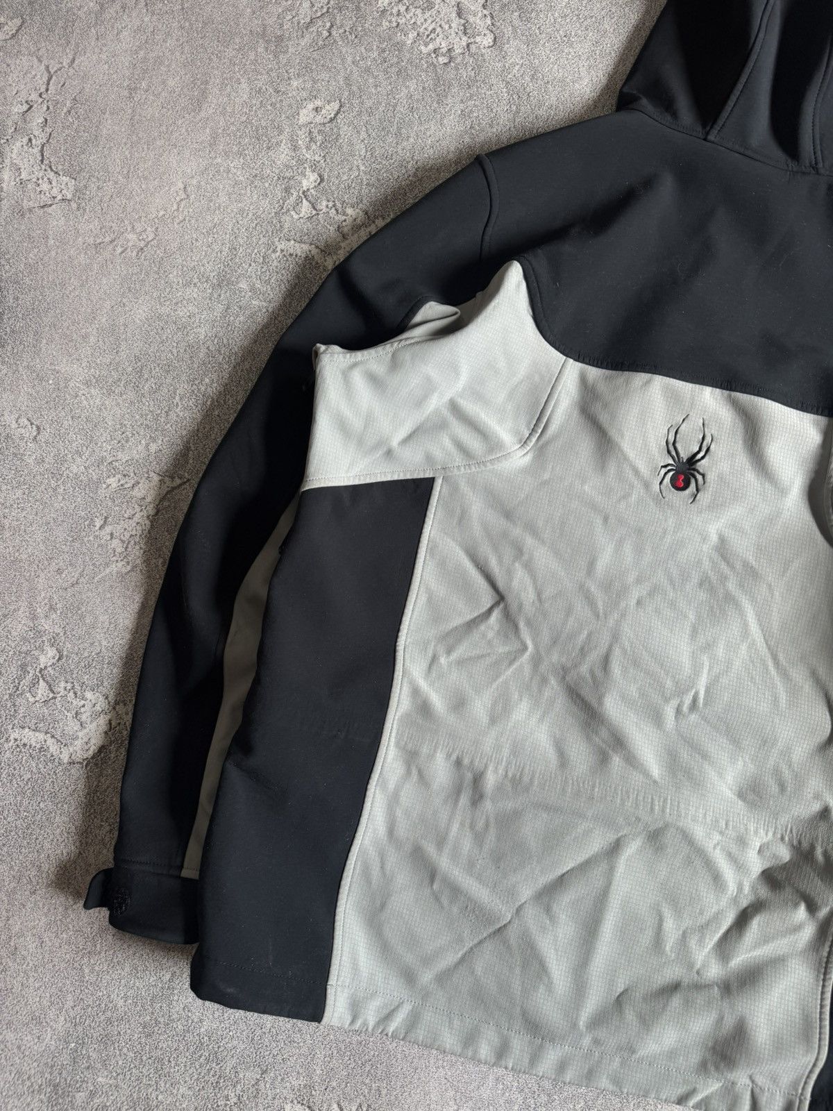 Spyder Spyder L outdoor Softshell jacket hooded zip gorpcore Size US L / EU 52-54 / 3 - 19 Thumbnail