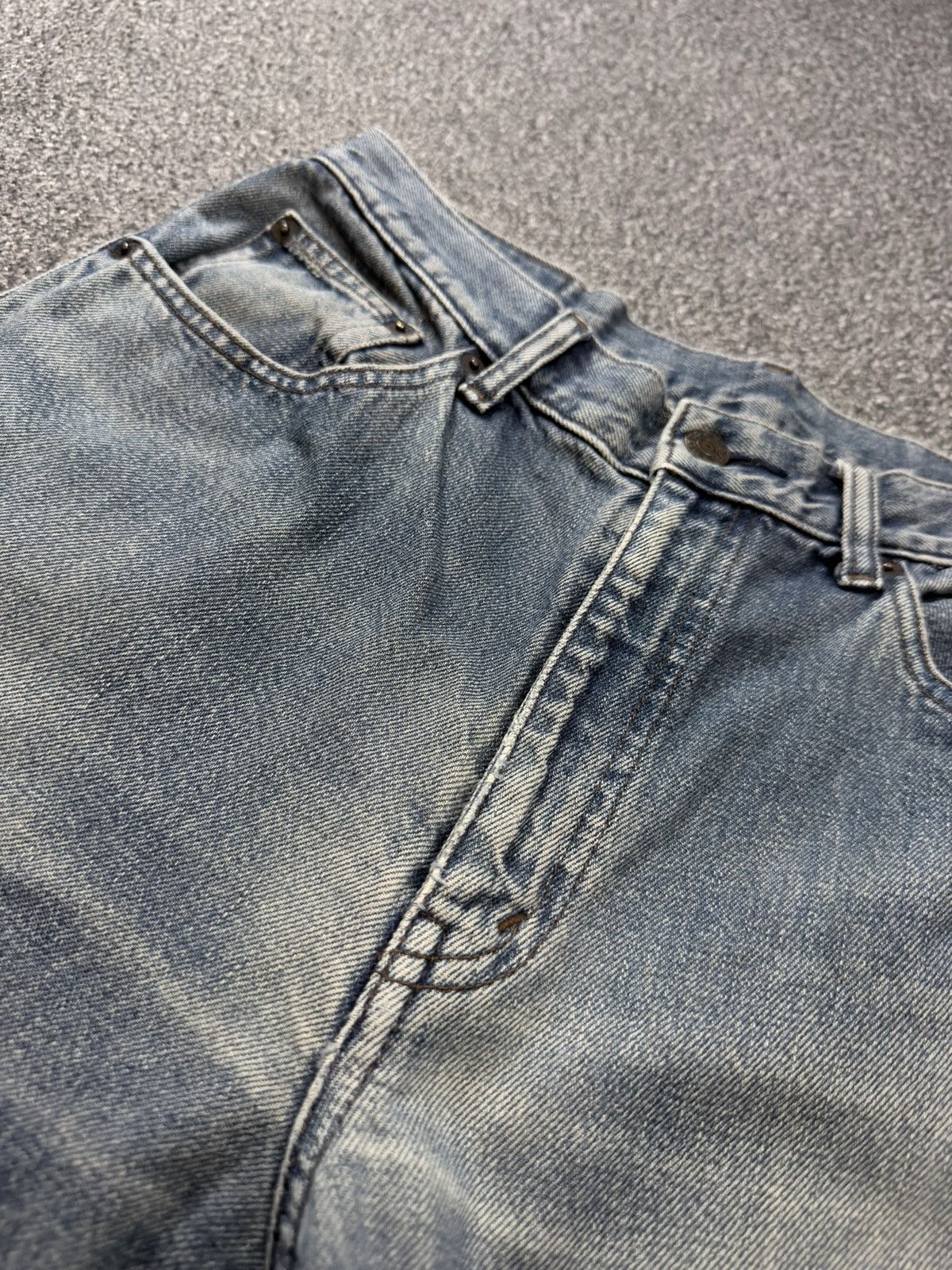 Japanese Brand Vintage Japanese Fade Aging Bobson Straight Distressed Denim Size US 30 / EU 46 - 11 Thumbnail