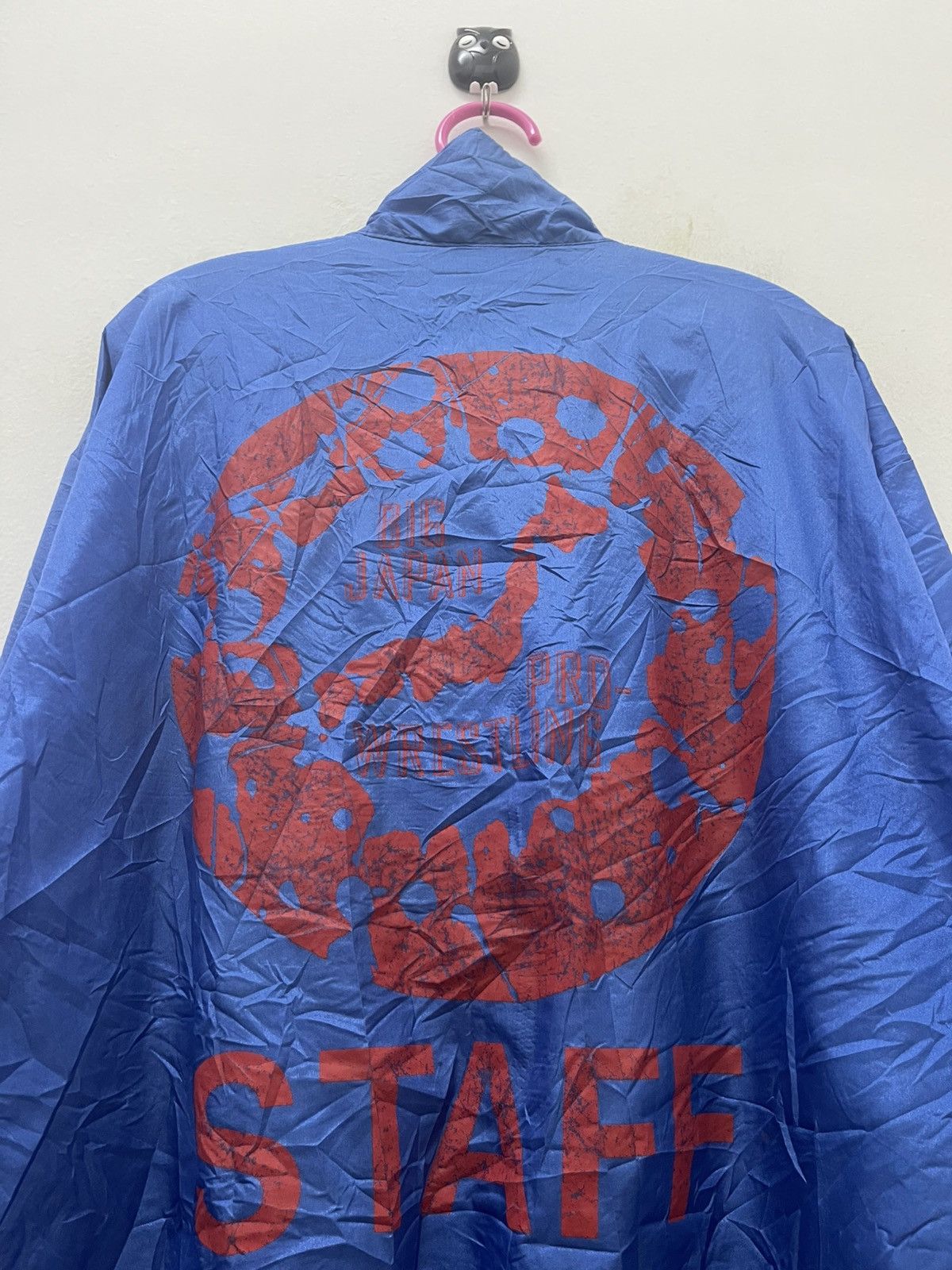 Japanese Brand Rare Vintage BIG JAPAN PRO WRESTLING Staff Sweater Size US L / EU 52-54 / 3 - 2 Thumbnail