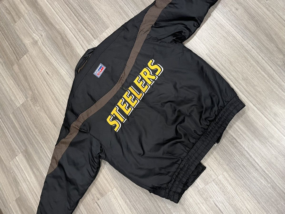 Logo Athletic Vintage 90s Logo Athletic NFL Pittsburgh Steelers Jacket Size US L / EU 52-54 / 3 - 3 Thumbnail