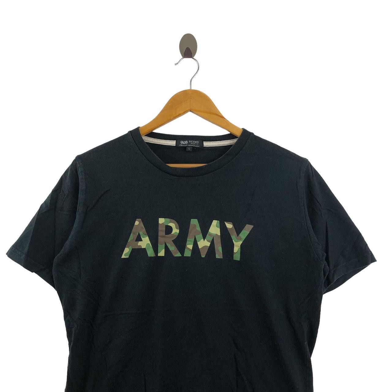 Beams Japan BEAMS PLUS HEART Collection Army Camo Tee Shirt Camouflage Size L / US 10 / IT 46 - 3 Thumbnail